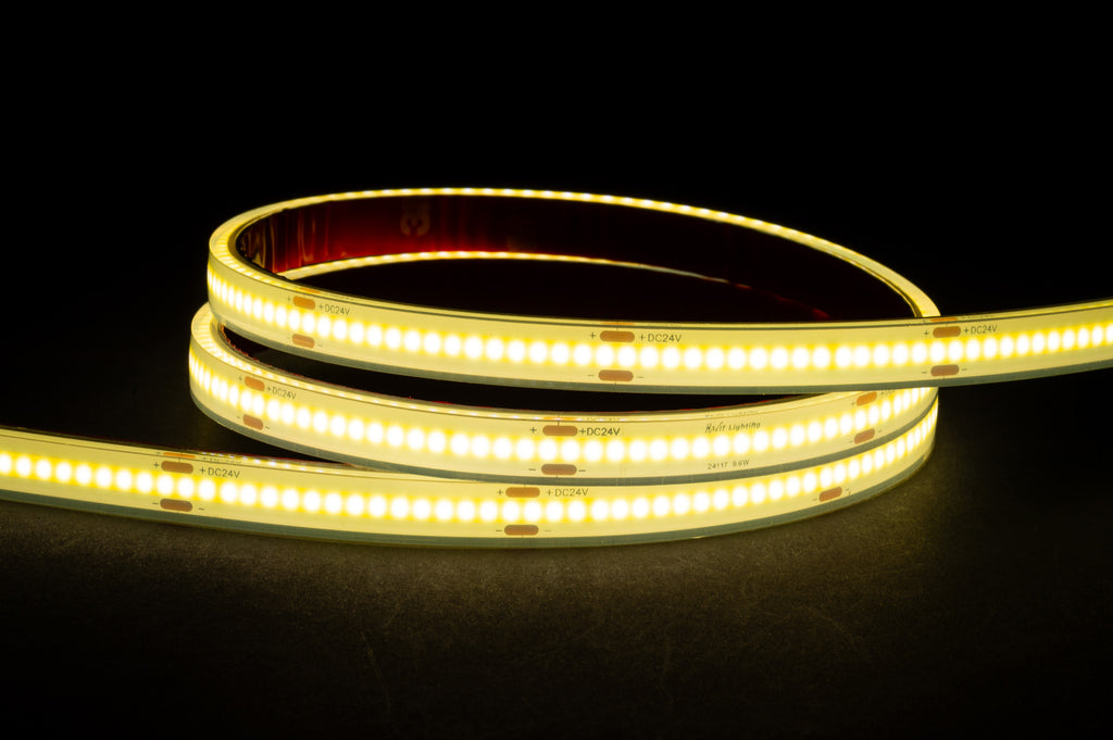 HV9761-IP67-320-4K  - 9.6w IP67 24v DC 4000K COB Dotless LED Strip