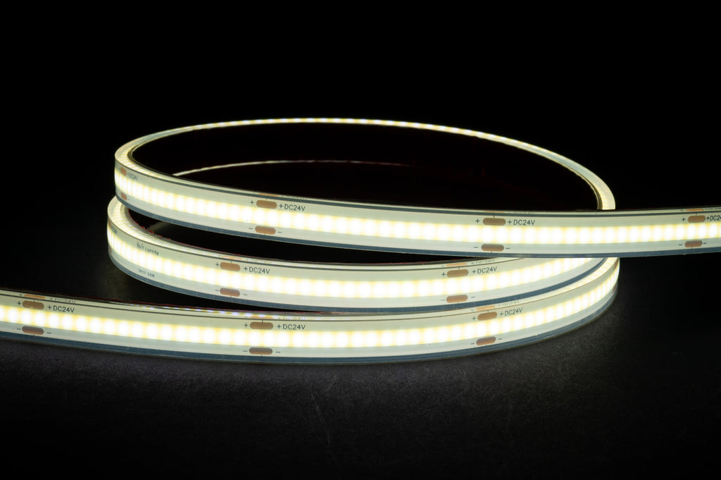 HV9761-IP67-320-5K  - 9.6w IP67 24v DC 5500K COB Dotless LED Strip