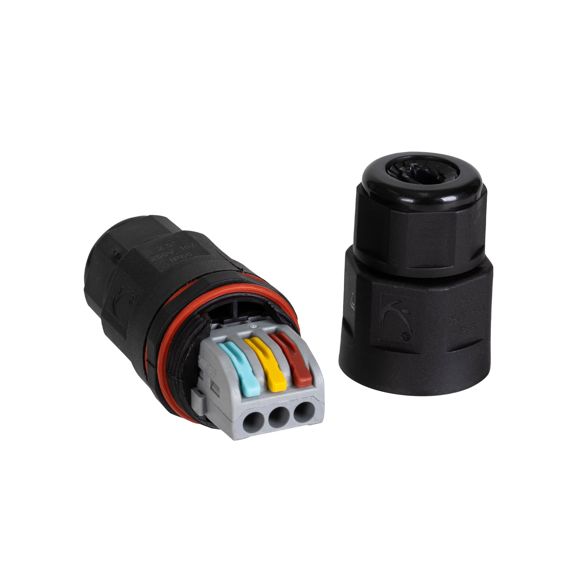 HV9918-2 - 2 Way IP68 3 Pin Weatherproof Connector