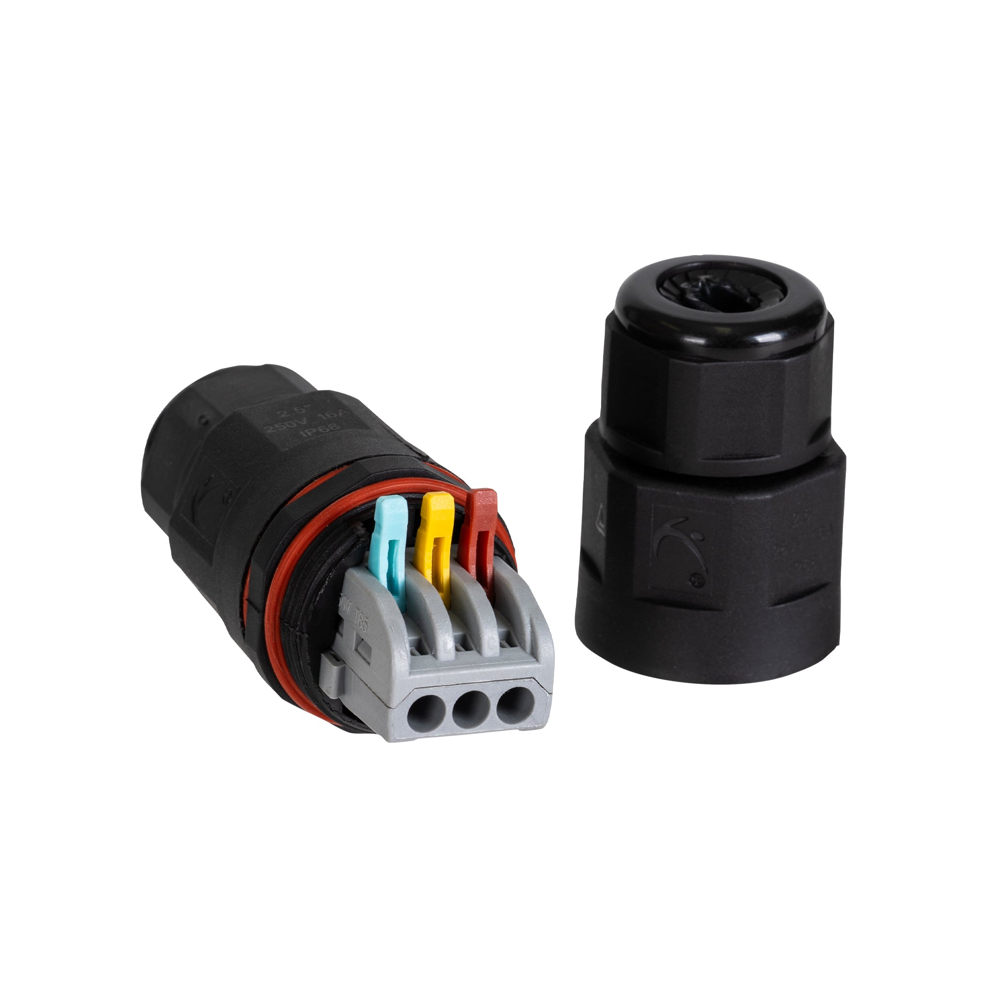 HV9918-2 - 2 Way IP68 3 Pin Weatherproof Connector
