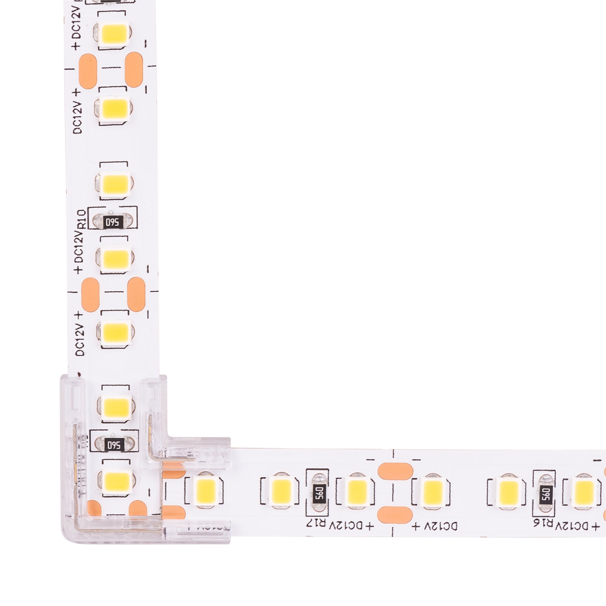 HV9954-L - L Shape LED Strip Connector to suit IP20 10mm PCB LED Strip