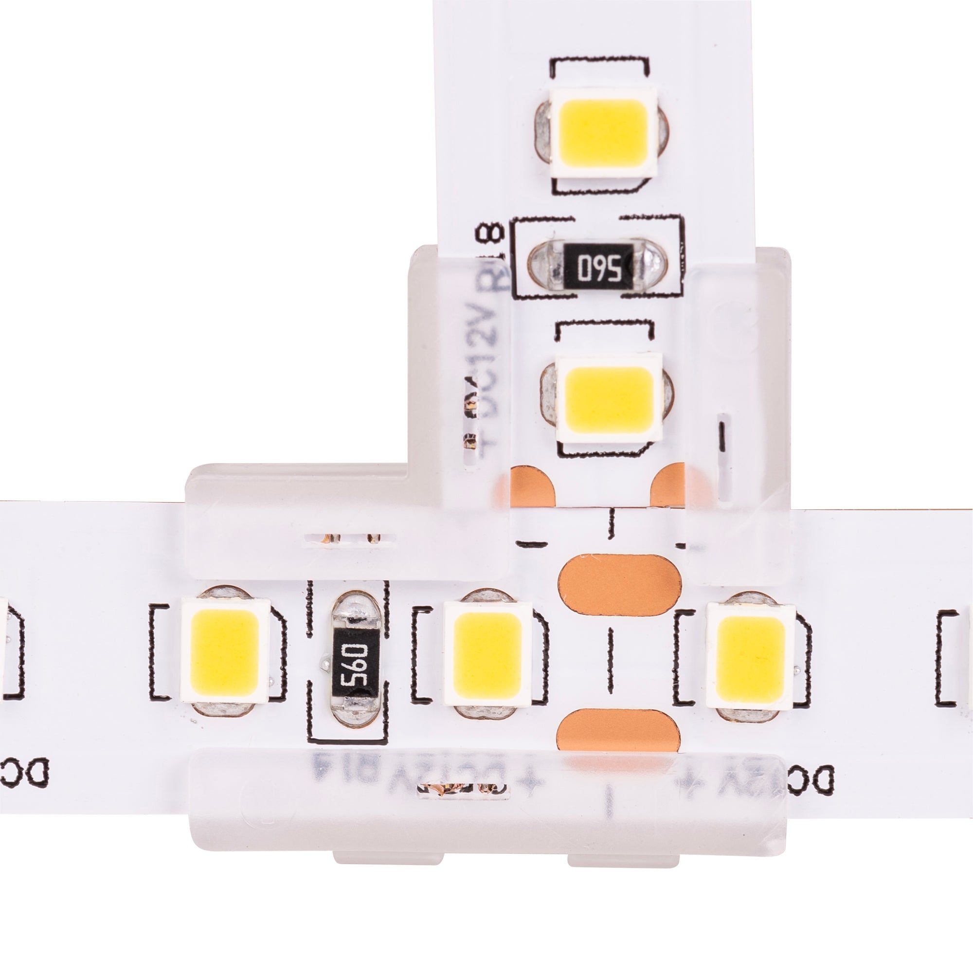 HV9954-T - T Shape LED Strip Connector to suit IP20 10mm PCB LED Strip