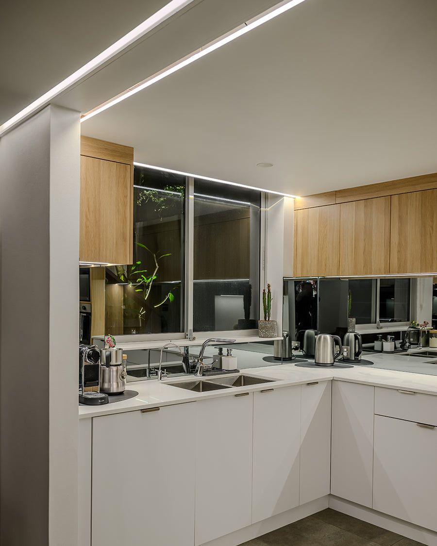 LED Strip Lighting in Modern Kitchen