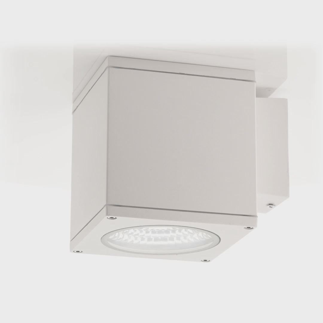 HV3628T-WHT-SQ - Porter Square Fixed Down LED Wall Light