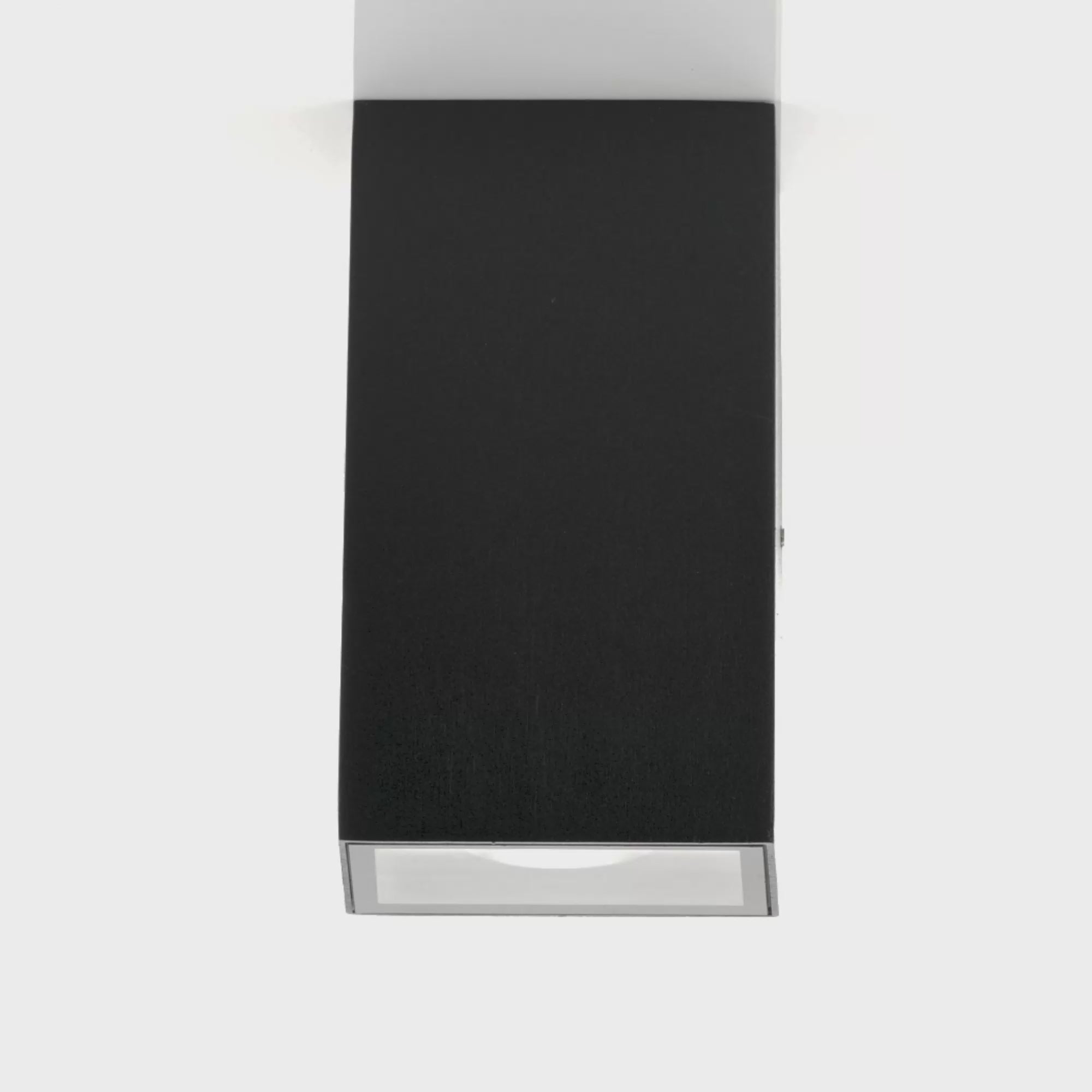 HV3634T-BLK - Platz Black Up & Down LED Wall Light