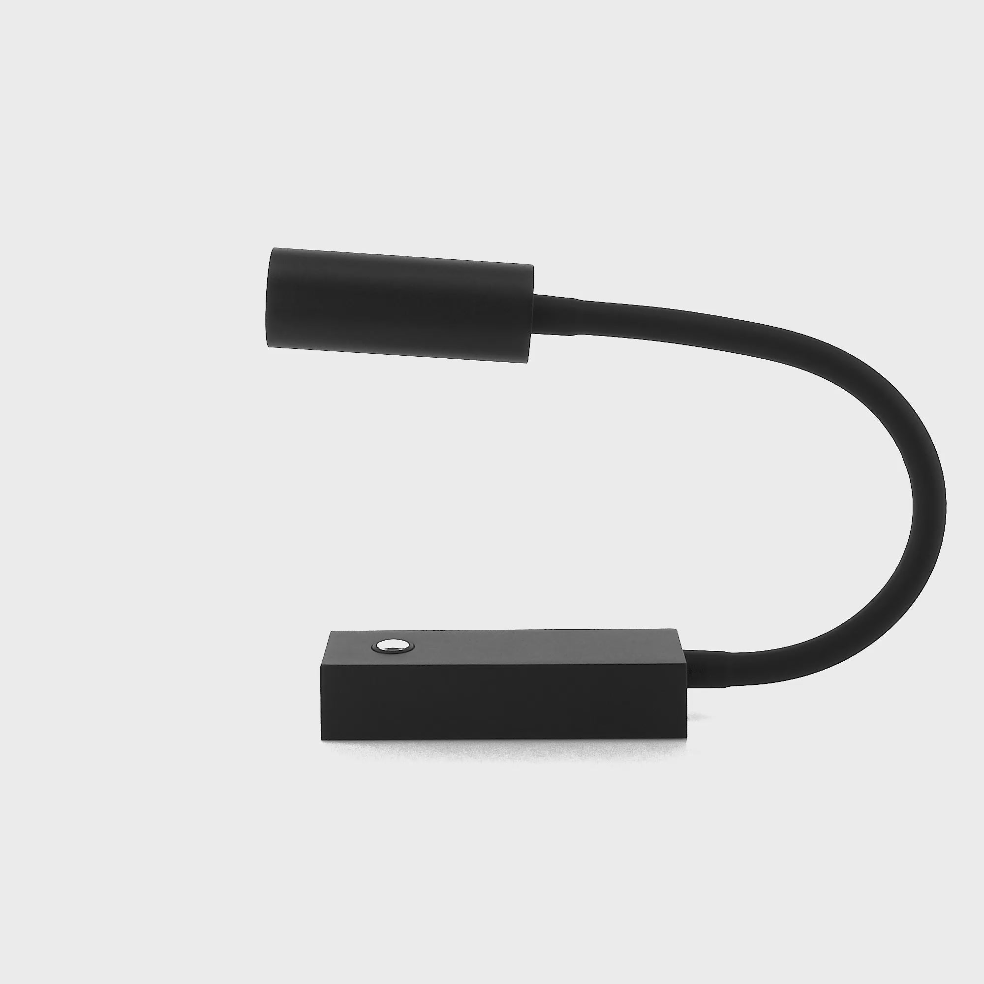 HV3687T-BLK - Lesen Black Single Adjustable Wall Light with Flexible Arm