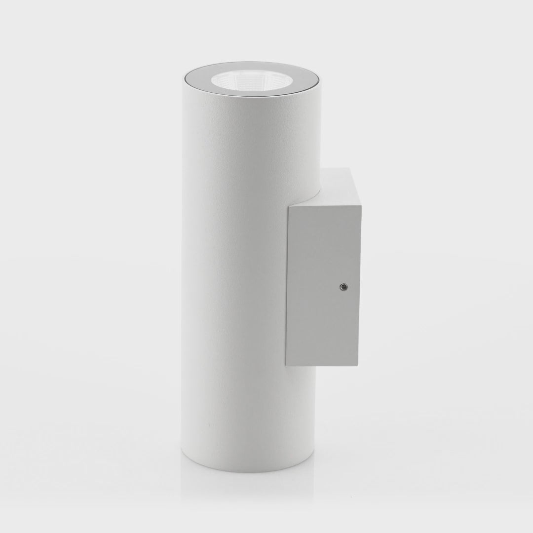 HV3626S-ALUWHT- Aries Aluminium White Up & Down LED Wall Light