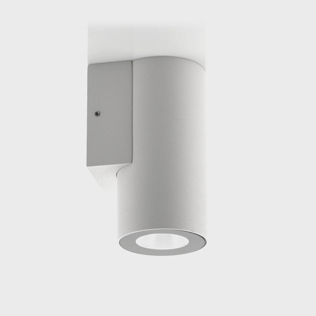 HV3625S-ALUWHT- Aries Aluminium White Fixed Down LED Wall Light