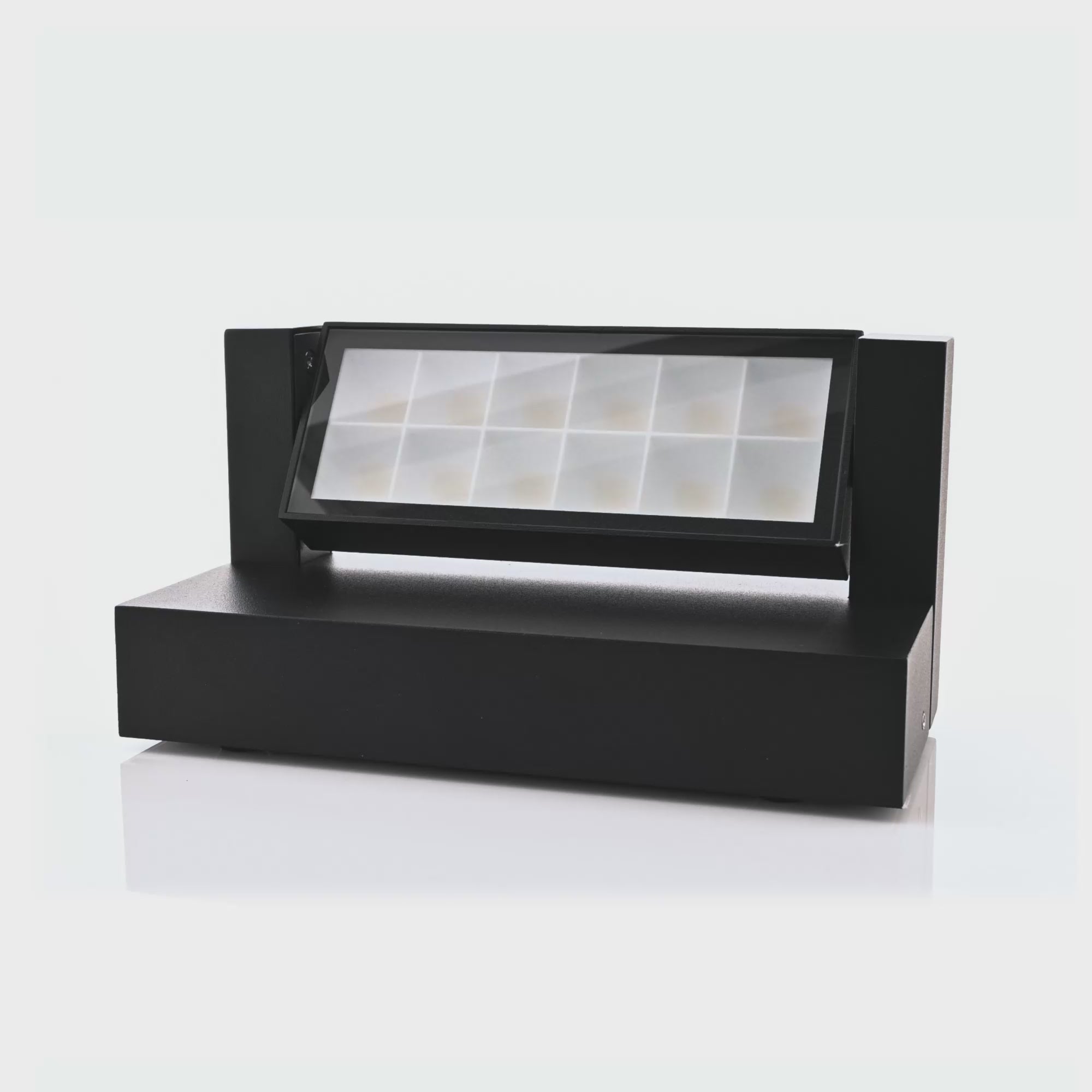 HV3732T-BLK - Locu Aluminium Black 24w Adjustable LED Floodlight