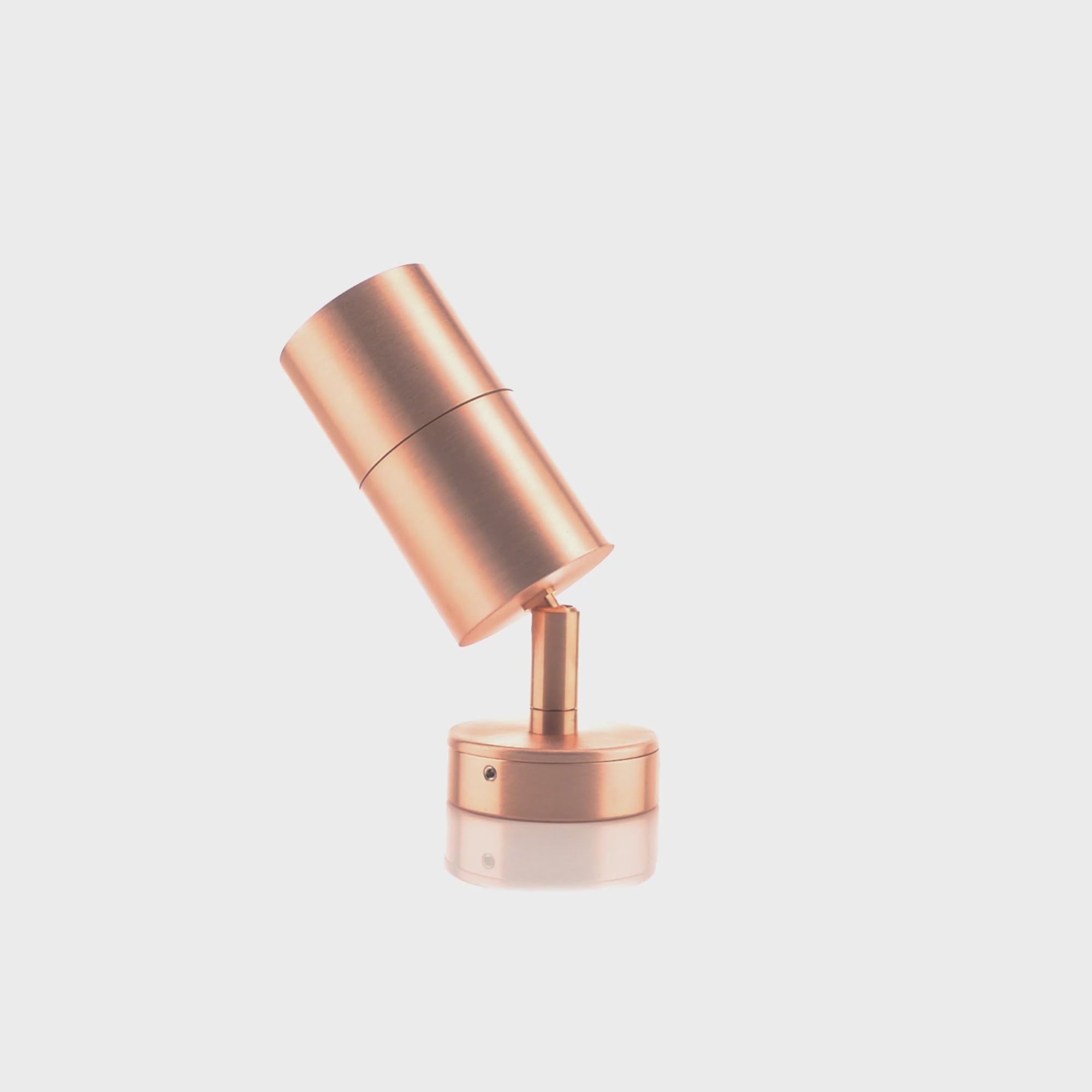 HV1215T-HV1217T - Tivah Solid Copper TRI Colour Single Adjustable Wall Pillar Lights