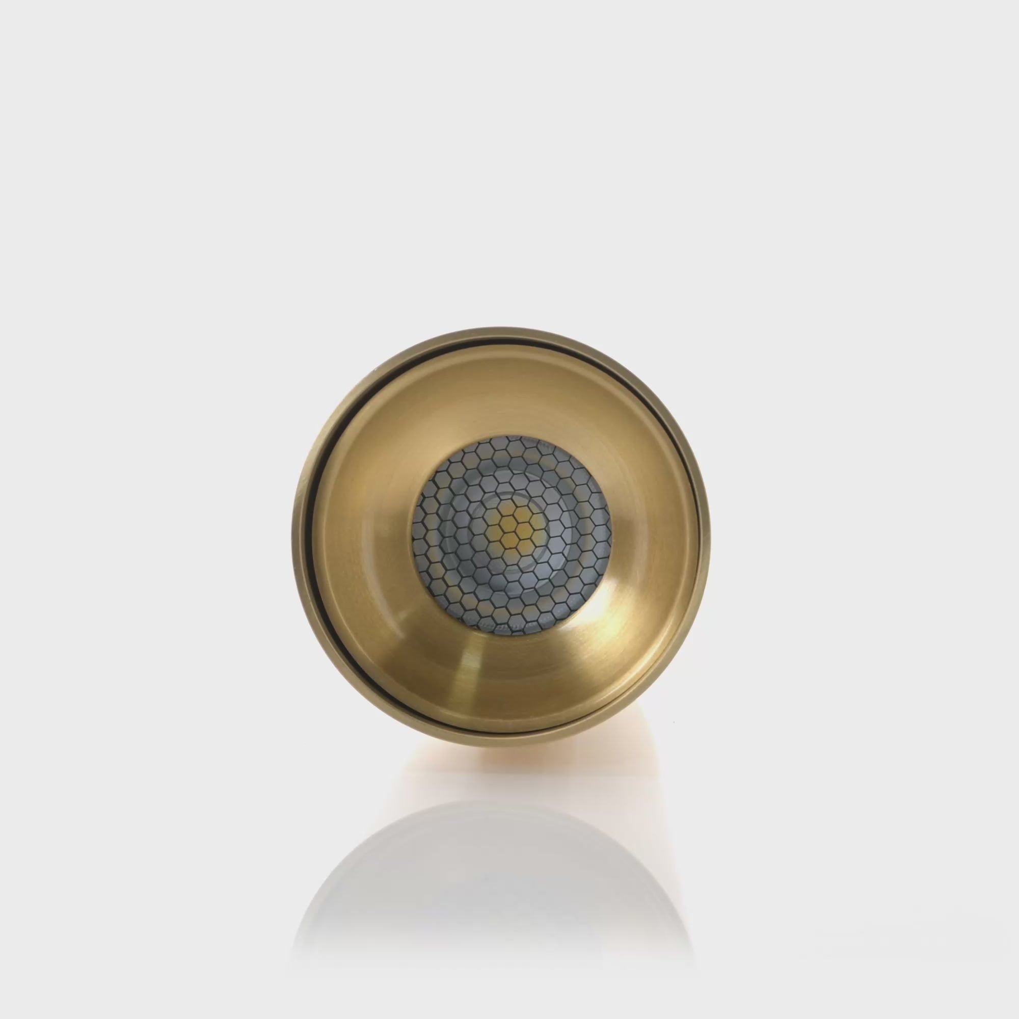 HV5841S-BR-EXT | HV5841S-BR-EXT-12V - Nella Brass 7w Surface Mounted LED Downlight