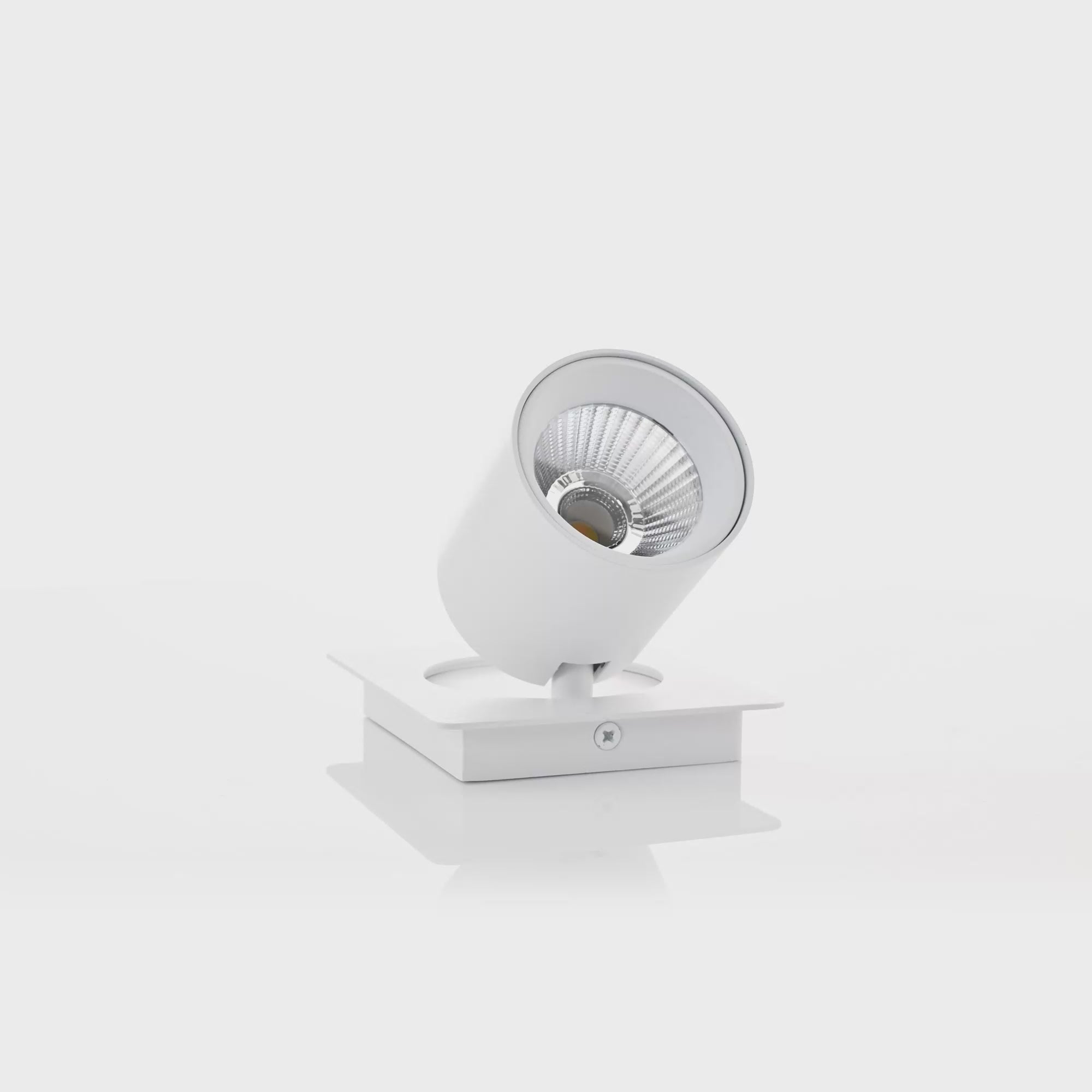 HV4003T-1-WHT - Sbarra White Single Adjustable Spot Light