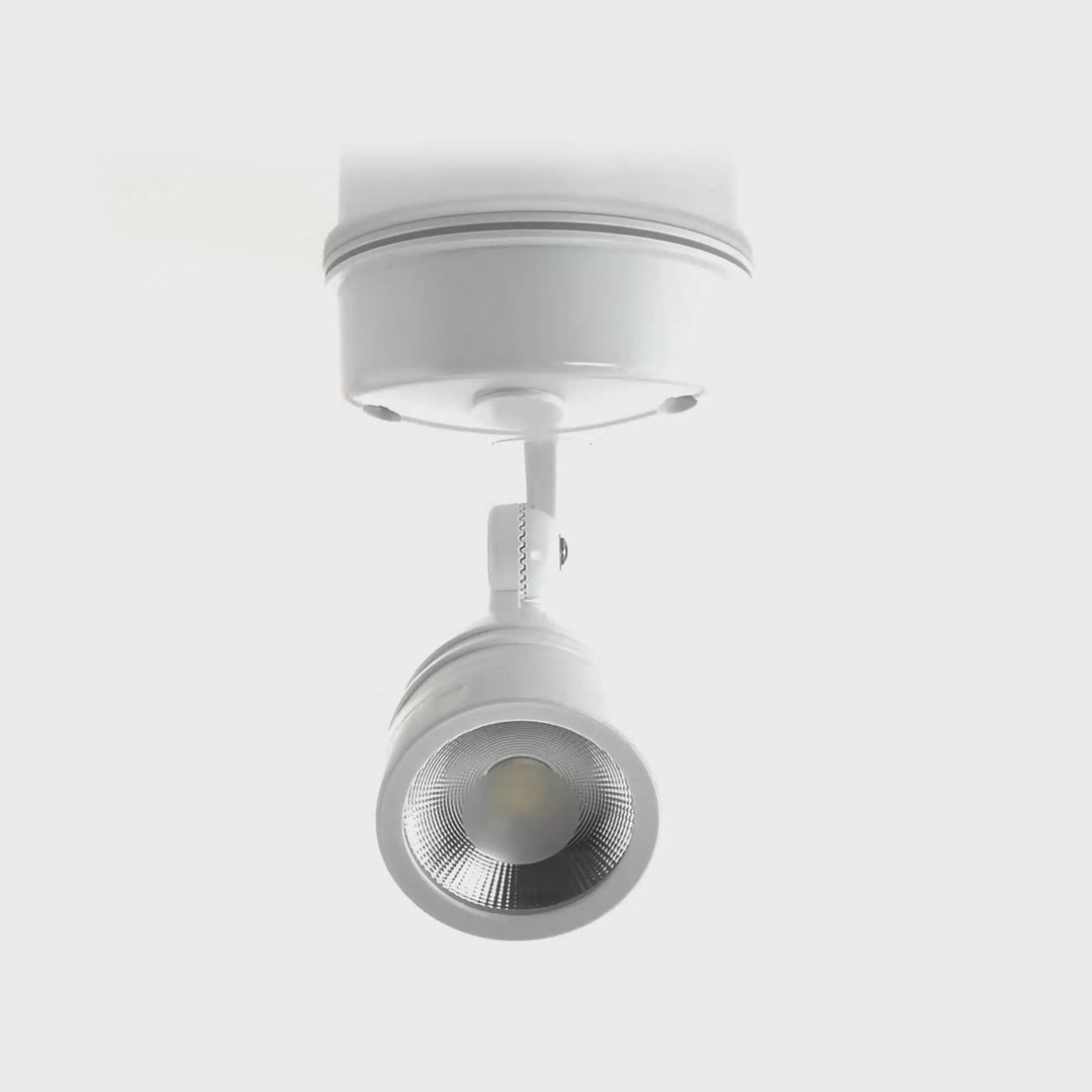 HV3791T-WHT - Focus Polycarbonate White Single Adjustable Spot Light ...