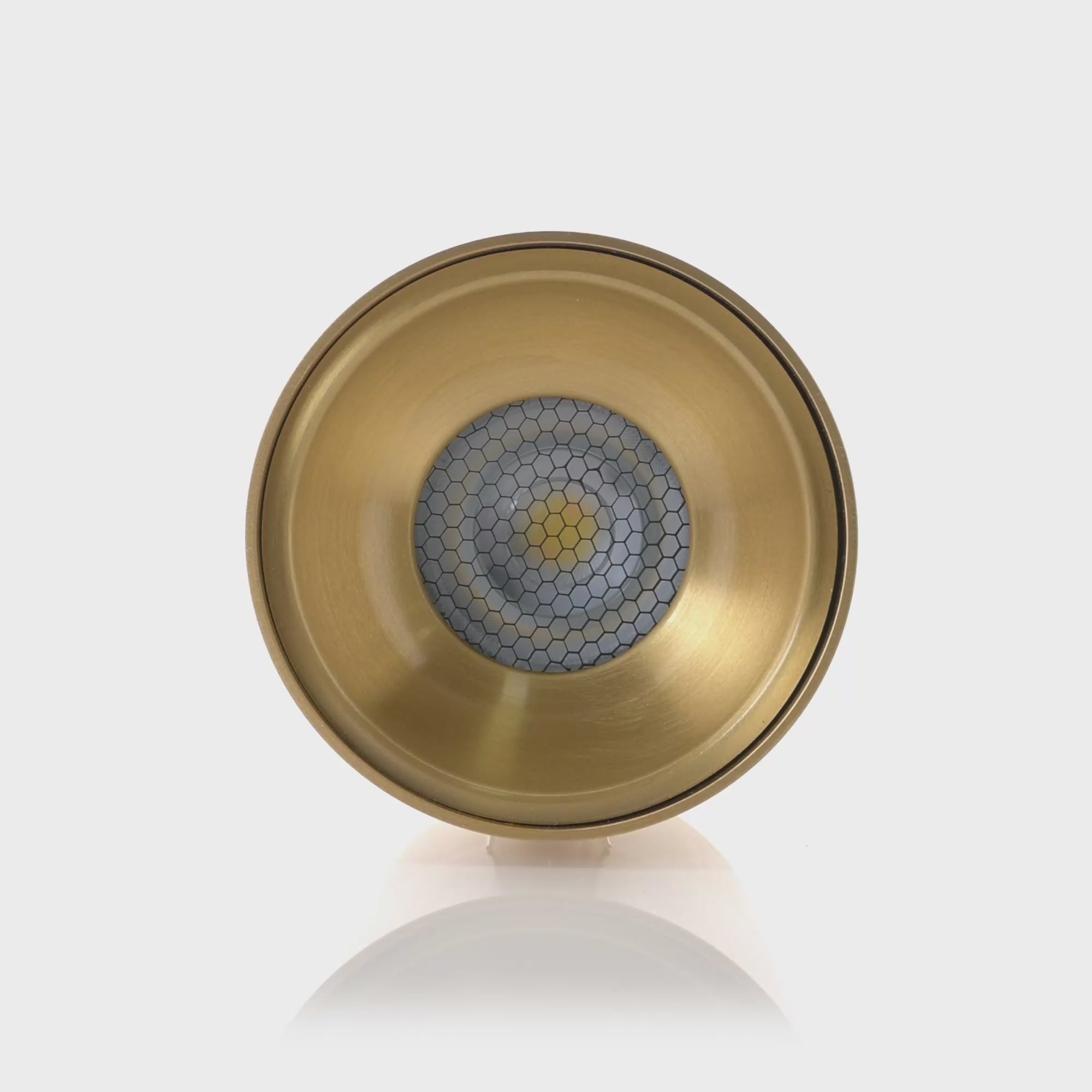 HV5842S-BR | HV5842S-BR-12V - Nella Brass 12w Surface Mounted LED Downlight