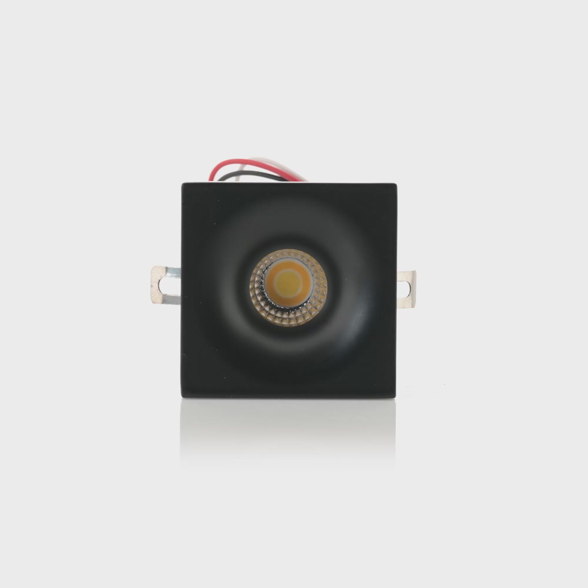 HV5701T-BLK - Niche Black Square Mini Recessed Downlight