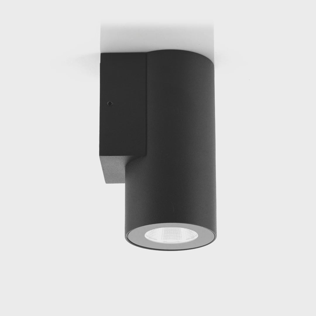 HV3625T-BLK- Aries 316 Stainless Steel Black Down LED Wall Light