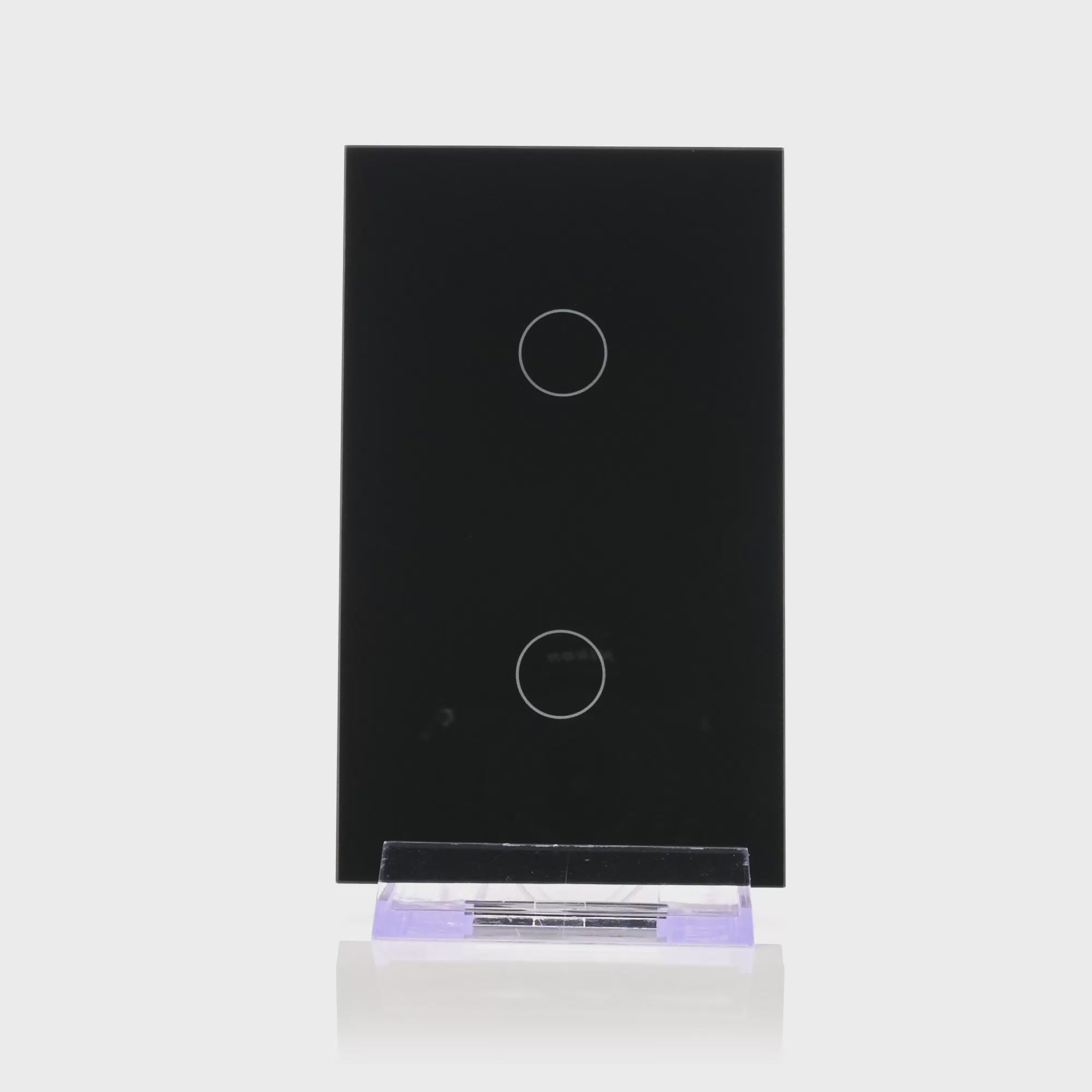HV9210-2 - Wifi 2 Gang Black Wall Switch