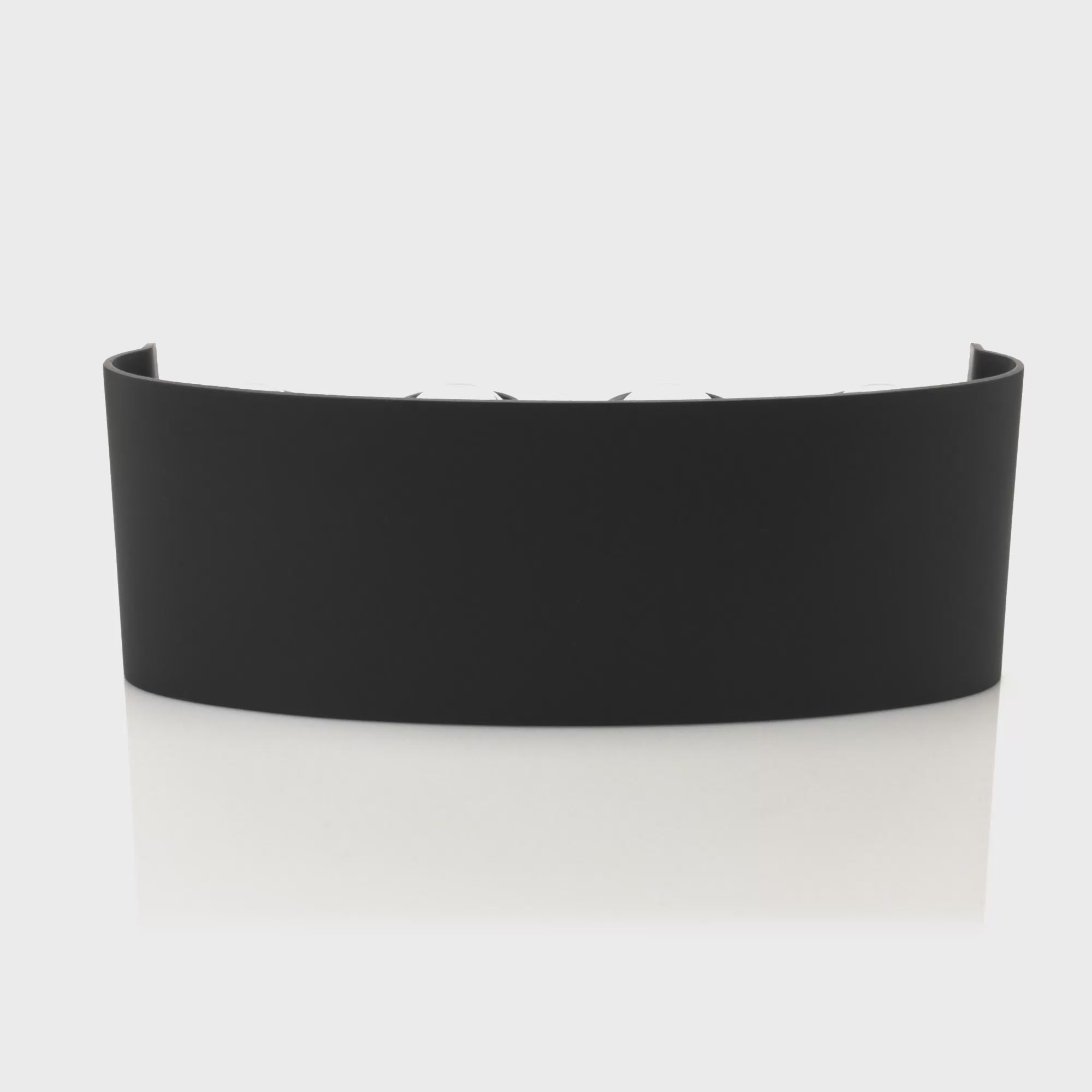 HV3697T-BLK-240V | HV3697T-BLK-12V - Maro Black Up & Down TRI Colour LED Wall Light