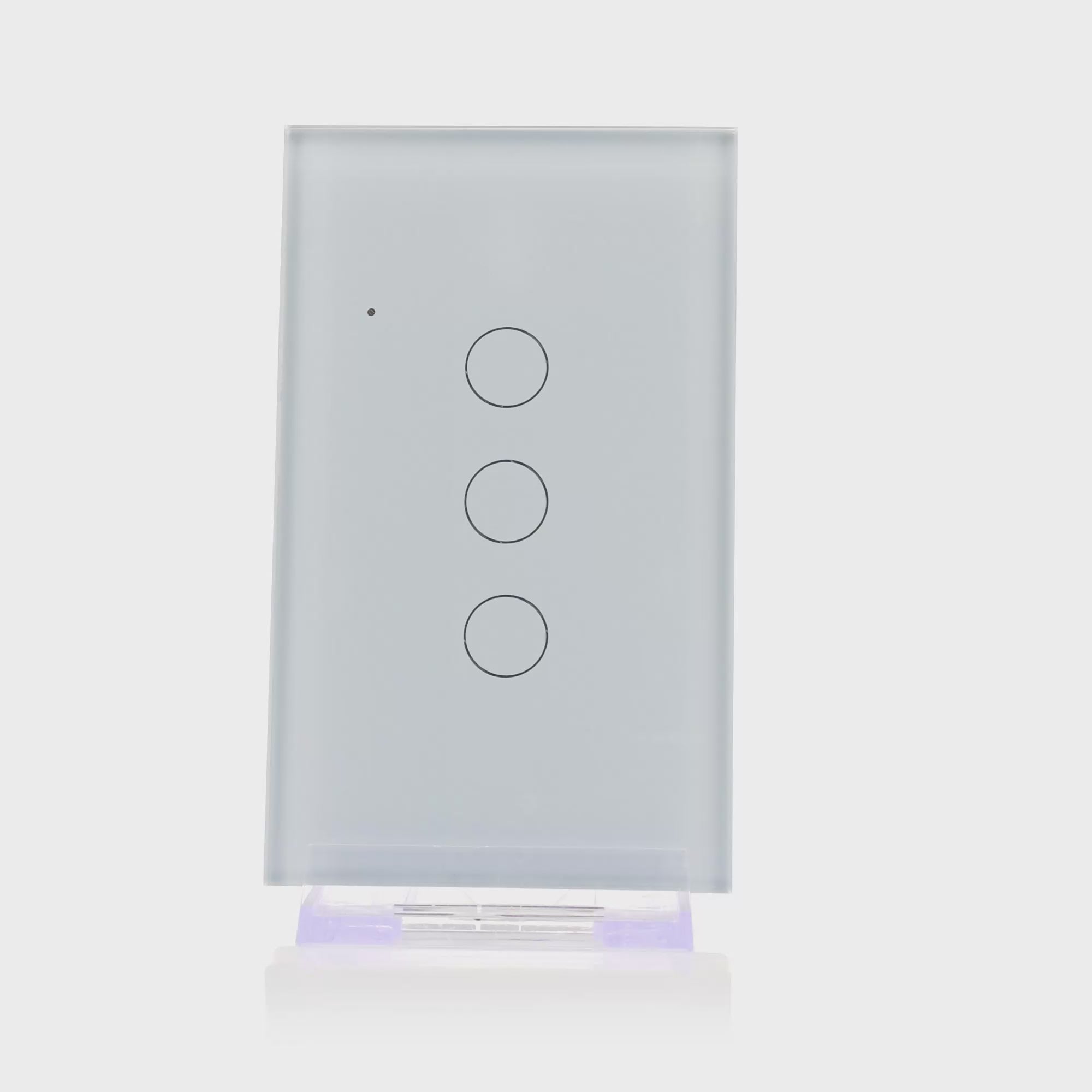 HV9110-3 - Wifi Three Gang White Wall Switch