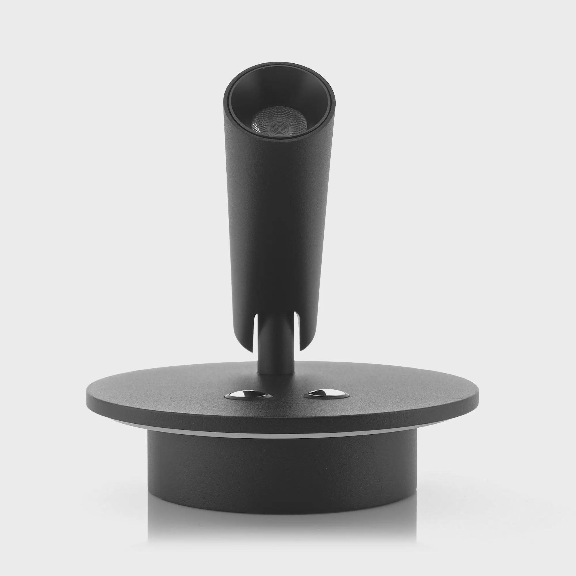 HV3688T-BLK - Lesen Black Single Adjustable Wall Light with Back Light