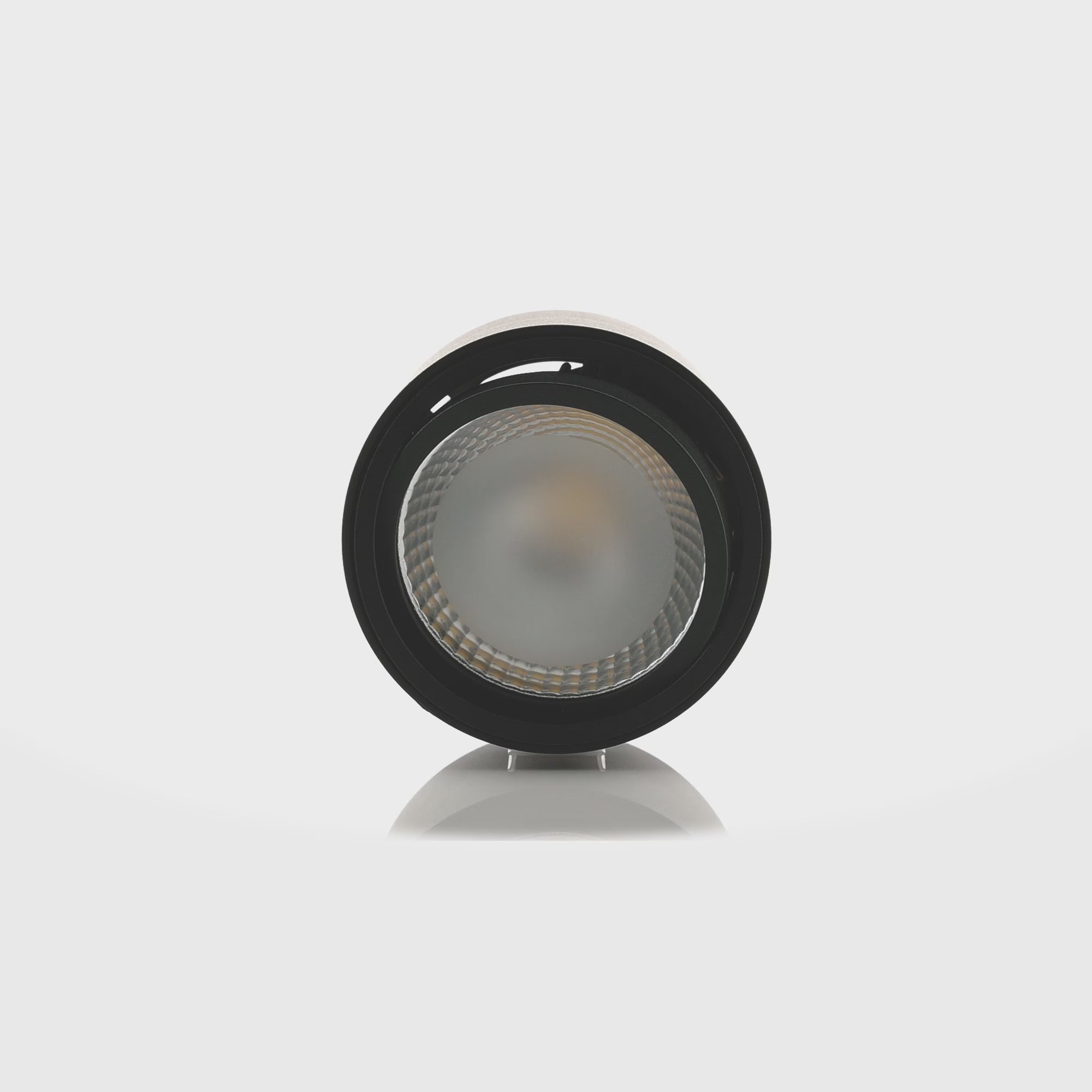 HV5813T-BLK | HV5813T-BLK-12V - Nella 12w LED Black Adjustable Surface Mounted Downlight