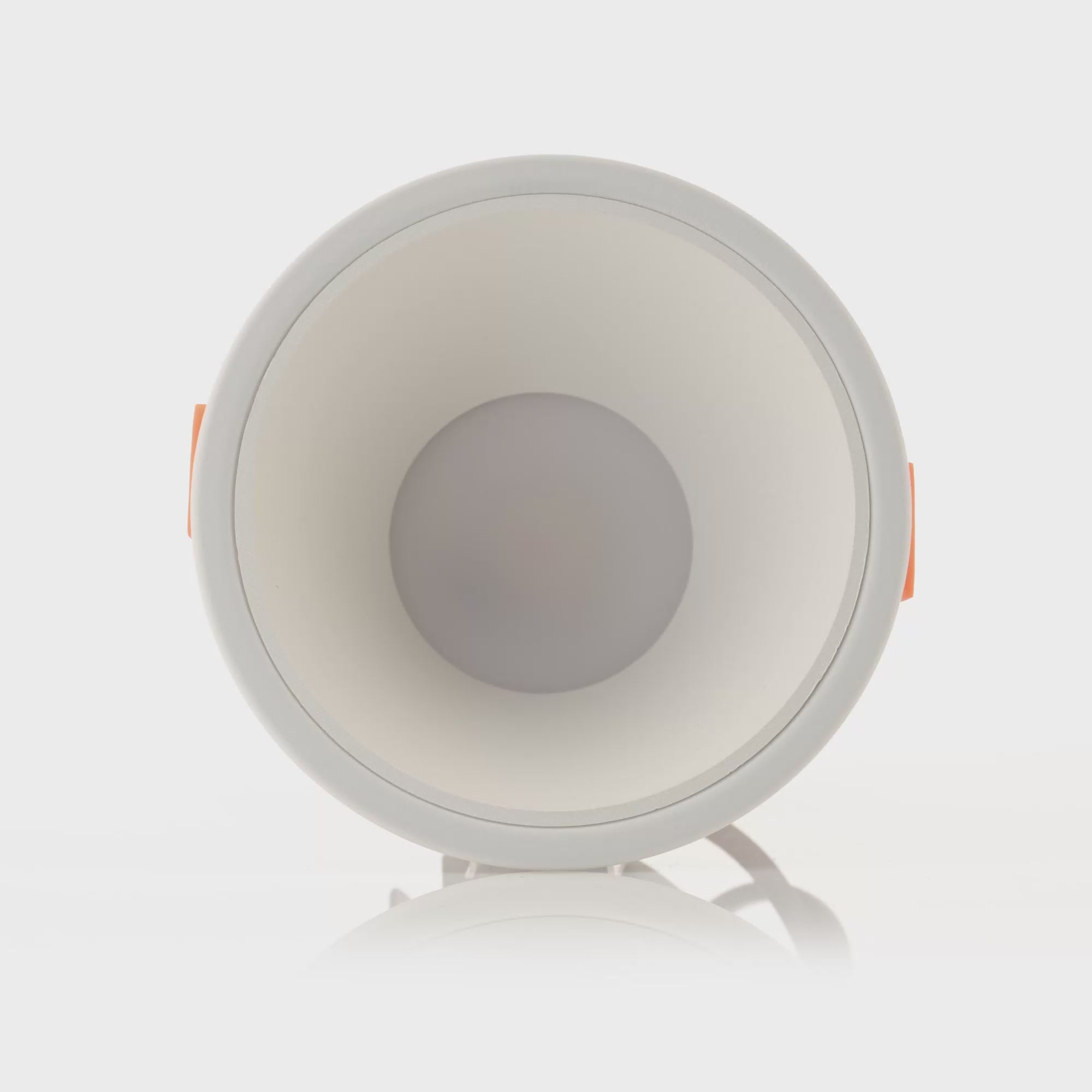 HV5528T-WW - Gleam White with White Insert Tri Colour Fixed Deep LED Downlight