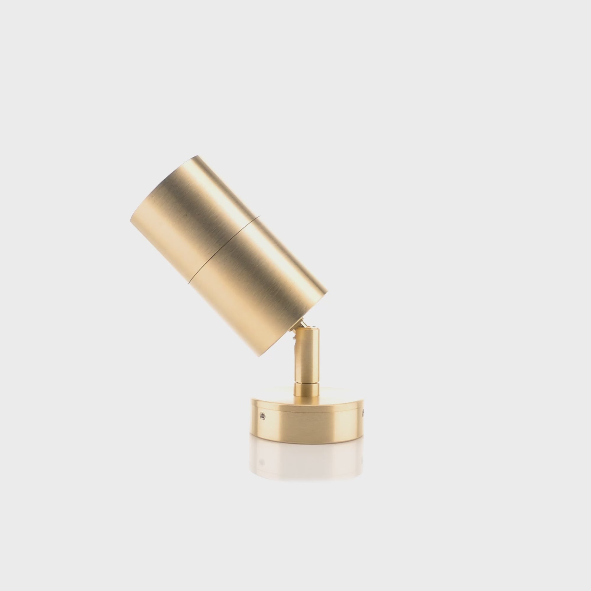 HV1255T-HV1257T - Tivah Solid Brass TRI Colour Single Adjustable Wall Pillar Lights