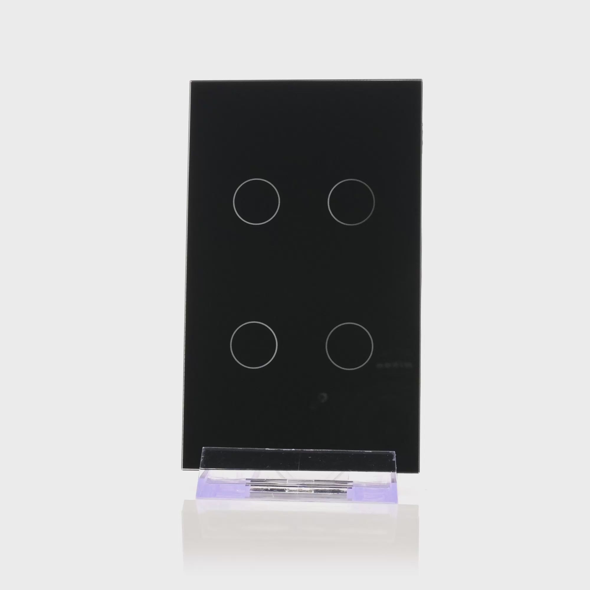 HV9210-4 - Wifi 4 Gang Black Wall Switch