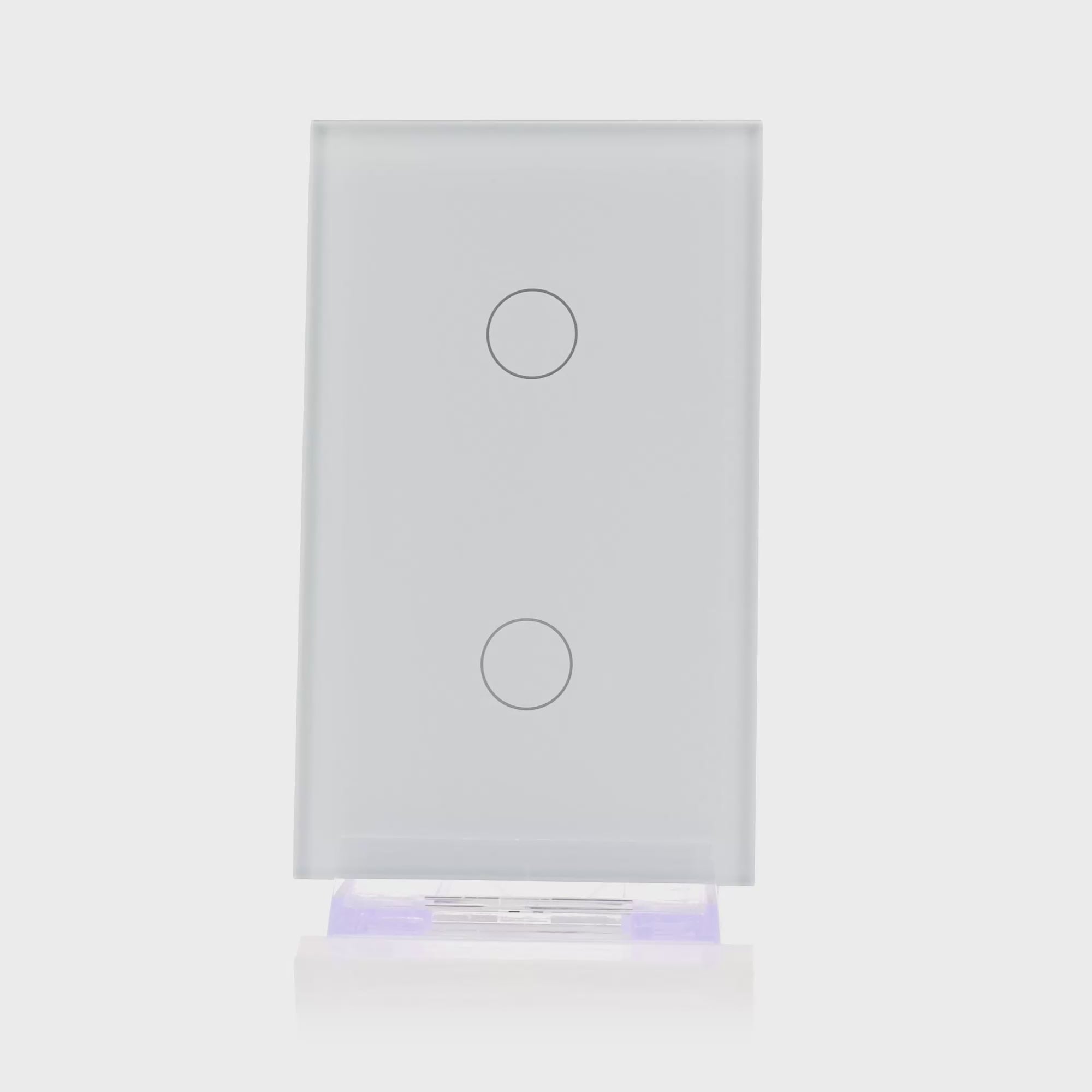 HV9110-2 - Wifi Two Gang White Wall Switch