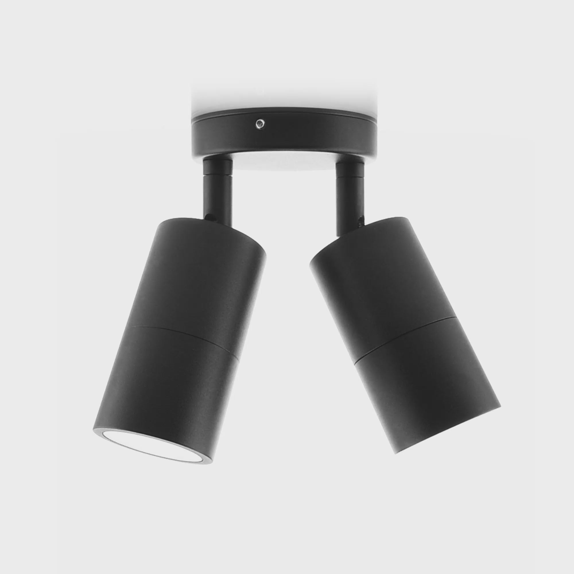 HV1325T-HV1327T - Tivah Black TRI Colour Double Adjustable Wall Pillar Lights