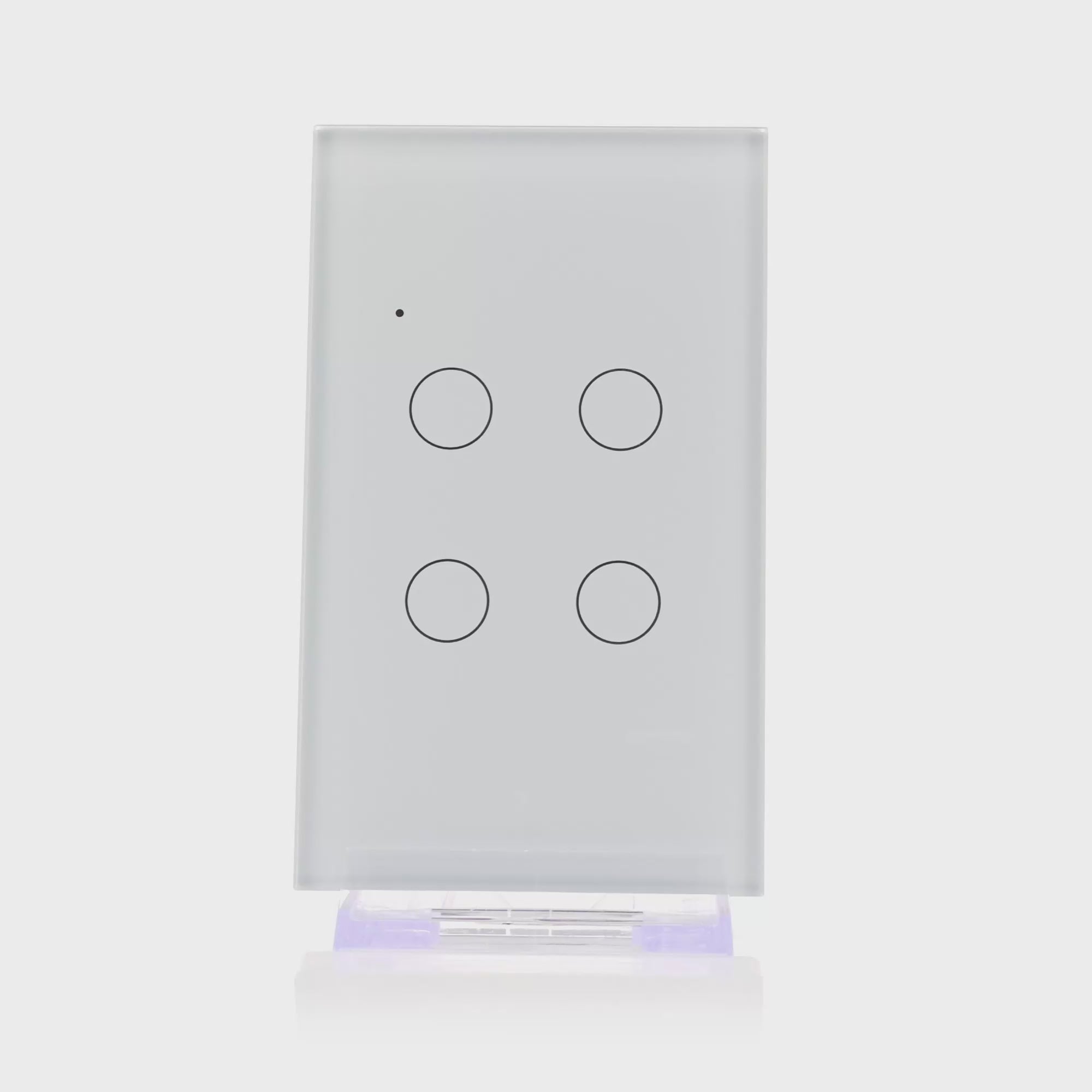 HV9110-4 - Wifi Four Gang White Wall Switch
