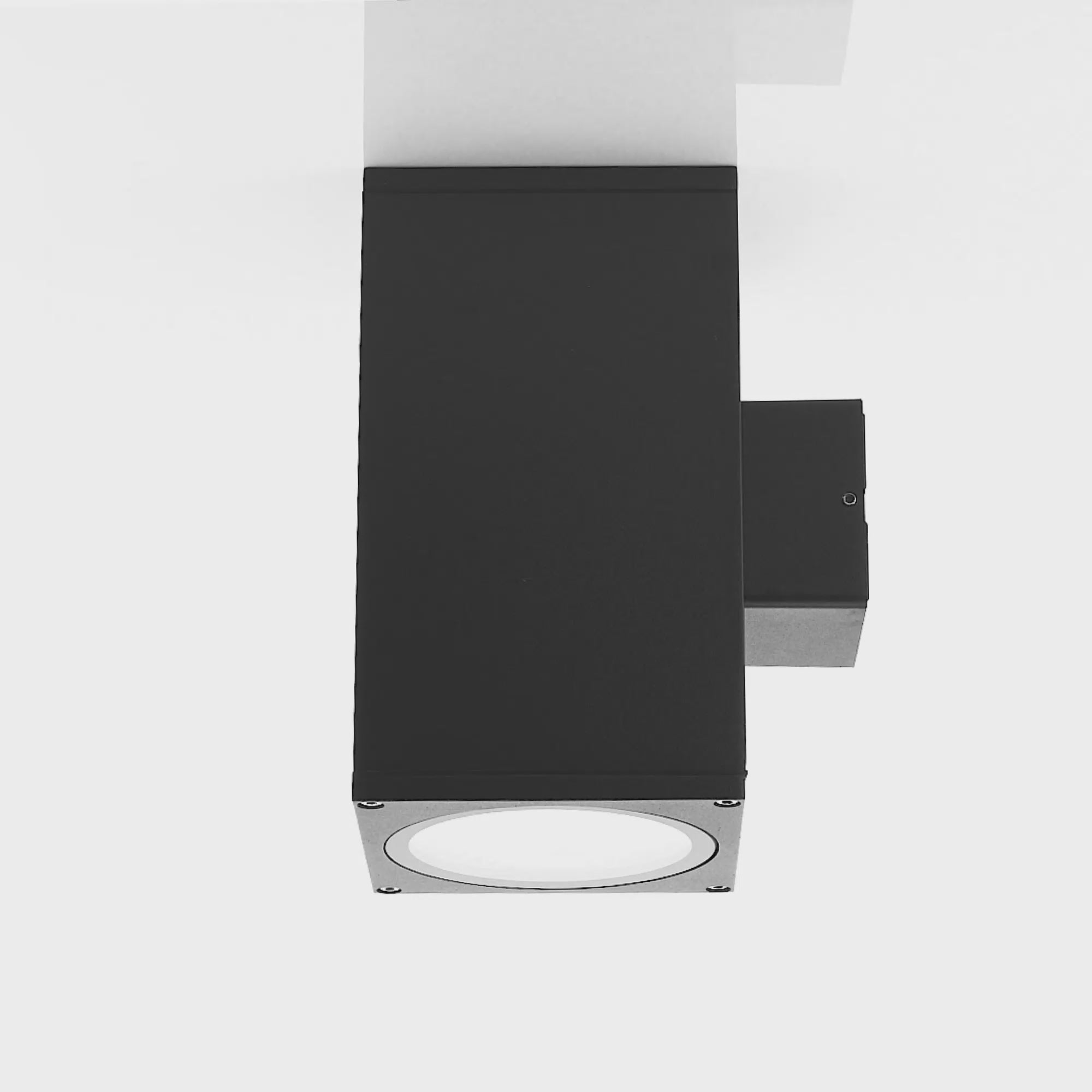 HV3629T-BLK-SQ -  Porter Square Black Large Up & Down LED Wall Light