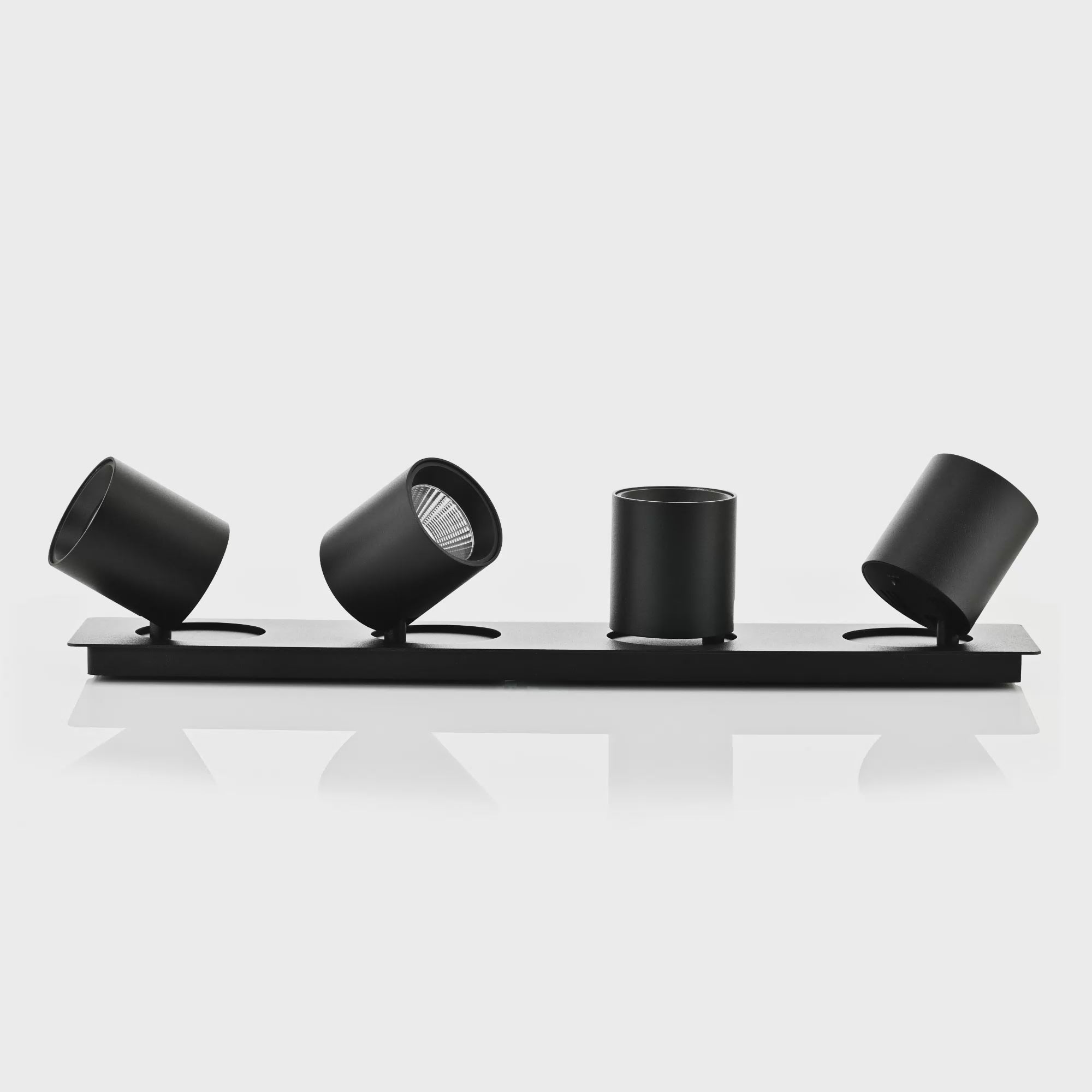 HV4003T-4-BLK - Sbarra Black 4 Light Adjustable Bar Light