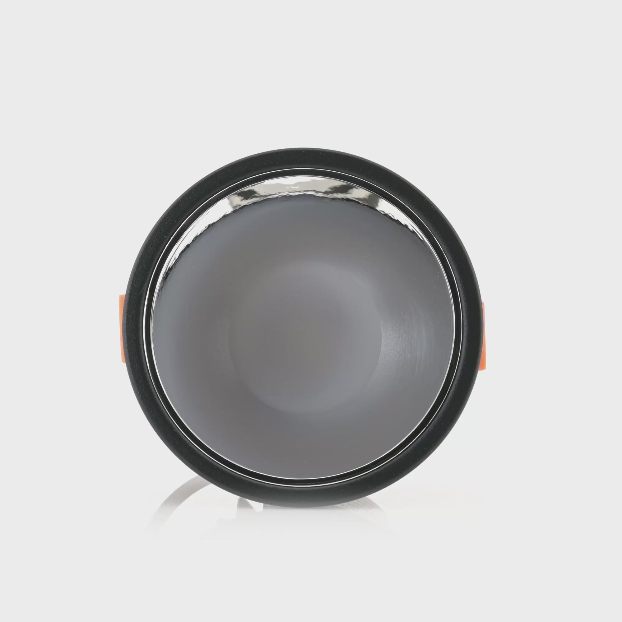 HV5528T-BC - Gleam Black with Chrome Insert Tri Colour Fixed Deep LED Downlight