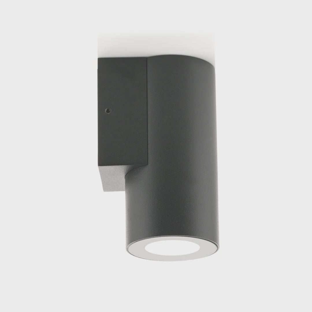 HV3625S-ALUBLK- Aries Aluminium Black Fixed Down LED Wall Light