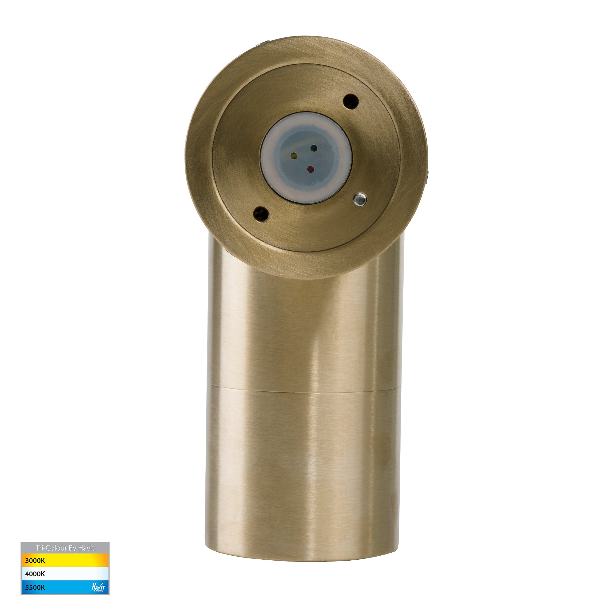 HV1255T-HV1257T - Tivah Solid Brass TRI Colour Single Adjustable Wall Pillar Lights
