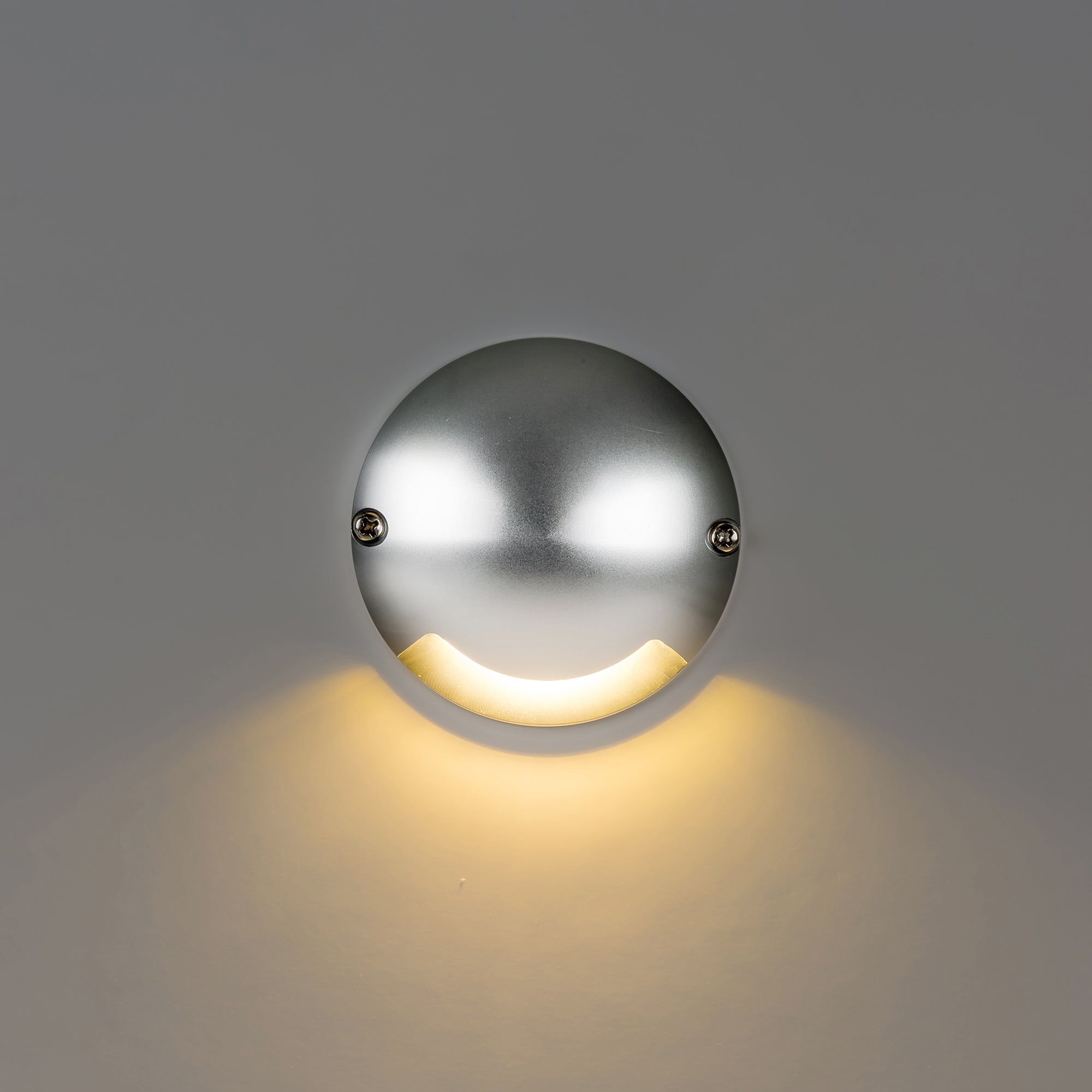 HV2871-SLV -  Dome Silver Aluminium LED One Way Deck Lights