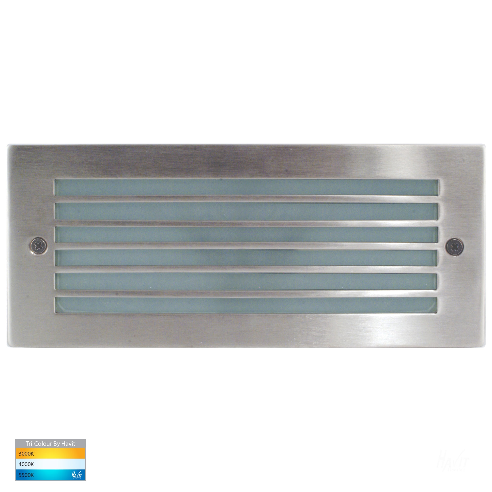 HV3004T-SS316 - Bata 316 Stainless Steel LED Brick Light with Grill