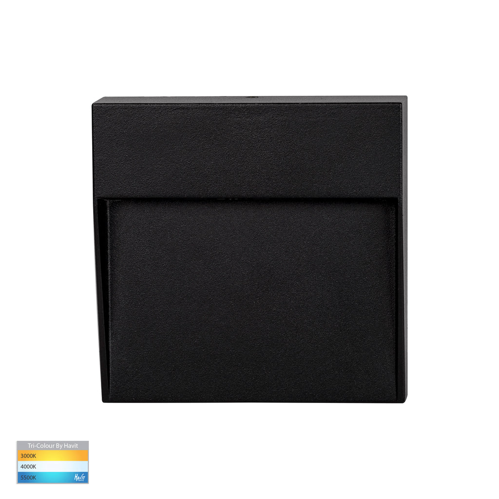 HV3268T-BLK-12V-SQ - Fino Black Square LED Outdoor Step Light