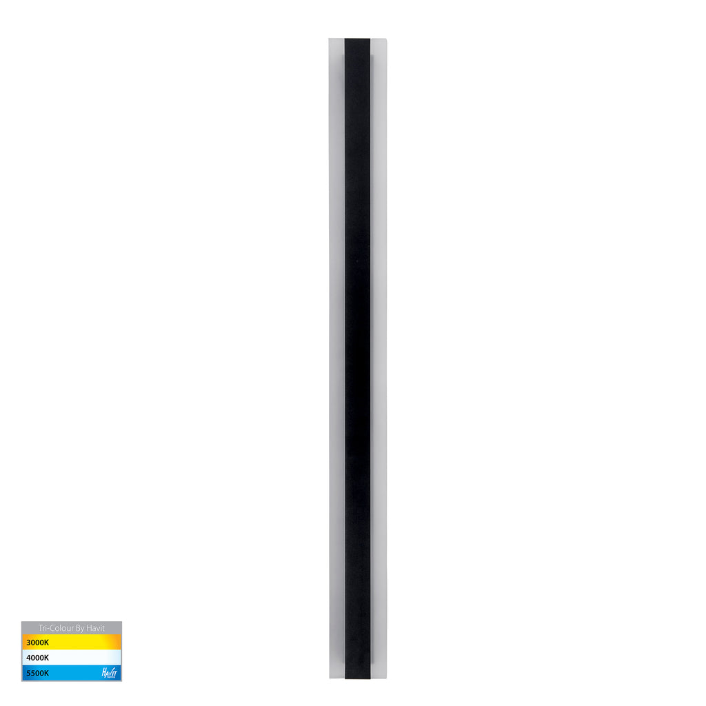 HV3584T-BLK - Barline Aluminium Black 1000mm Wall Light