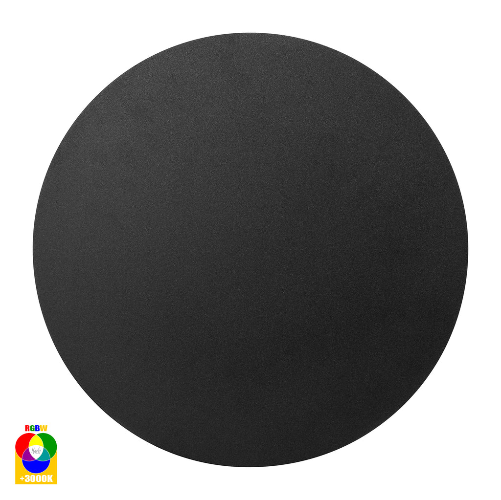 HV3594RGBW-BLK - Halo Black RGBW LED Wall Light