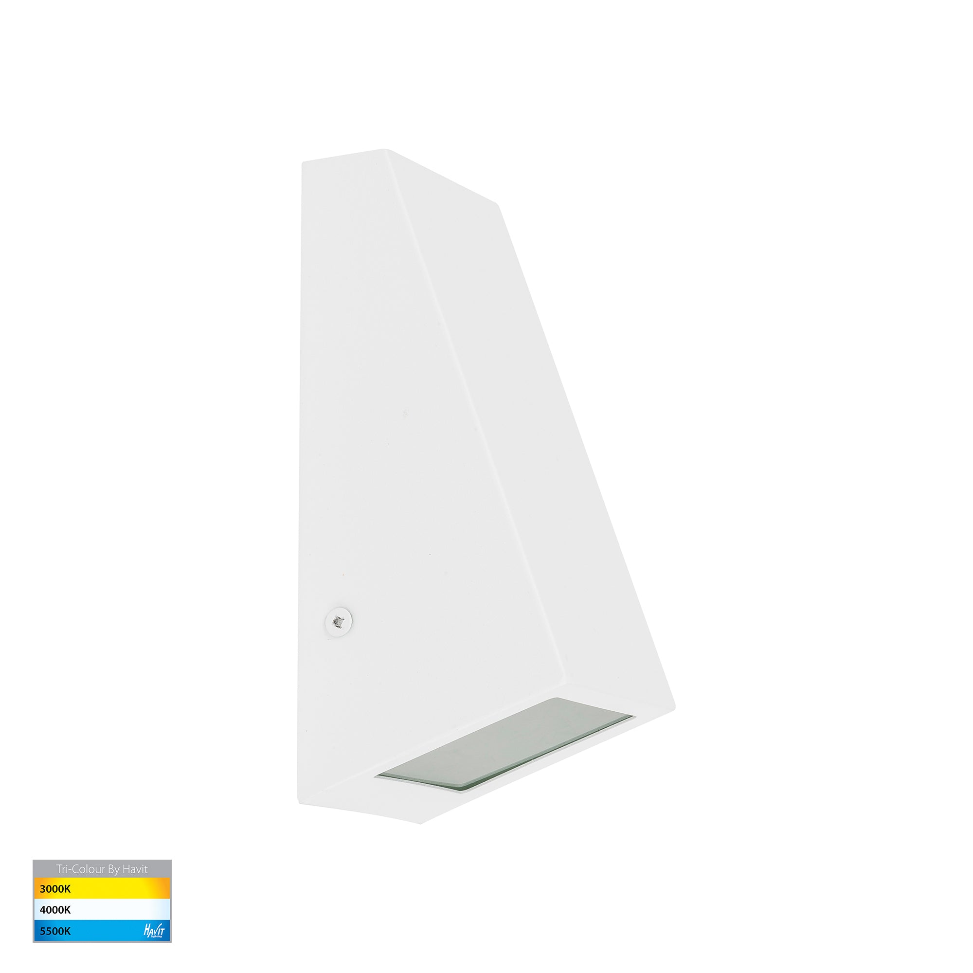 HV3602T-WHT- HV3605T-WHT -Taper White TRI Colour LED Wedge Wall Light