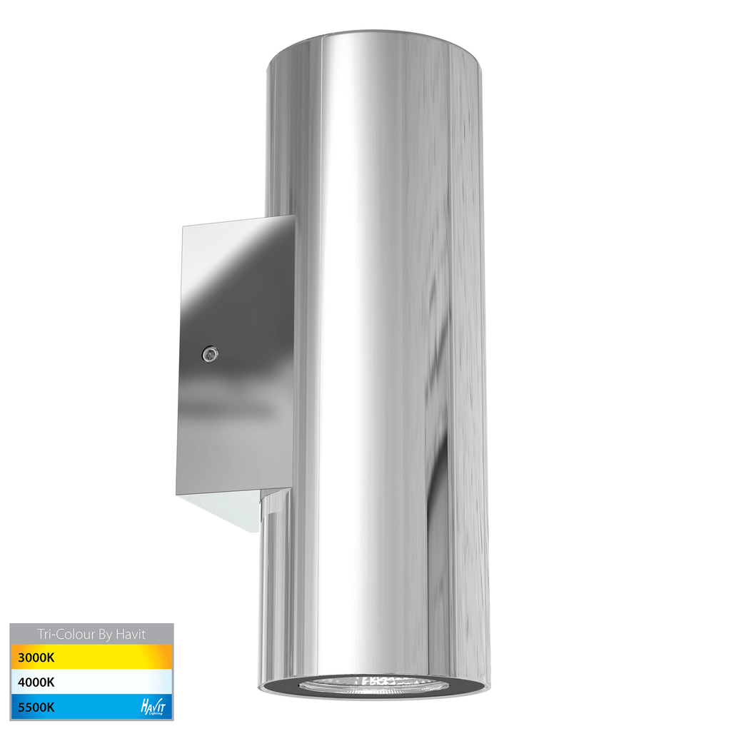 HV3626T-PSS316 - Aries Polished 316 Stainless Steel Up & Down LED Wall Light