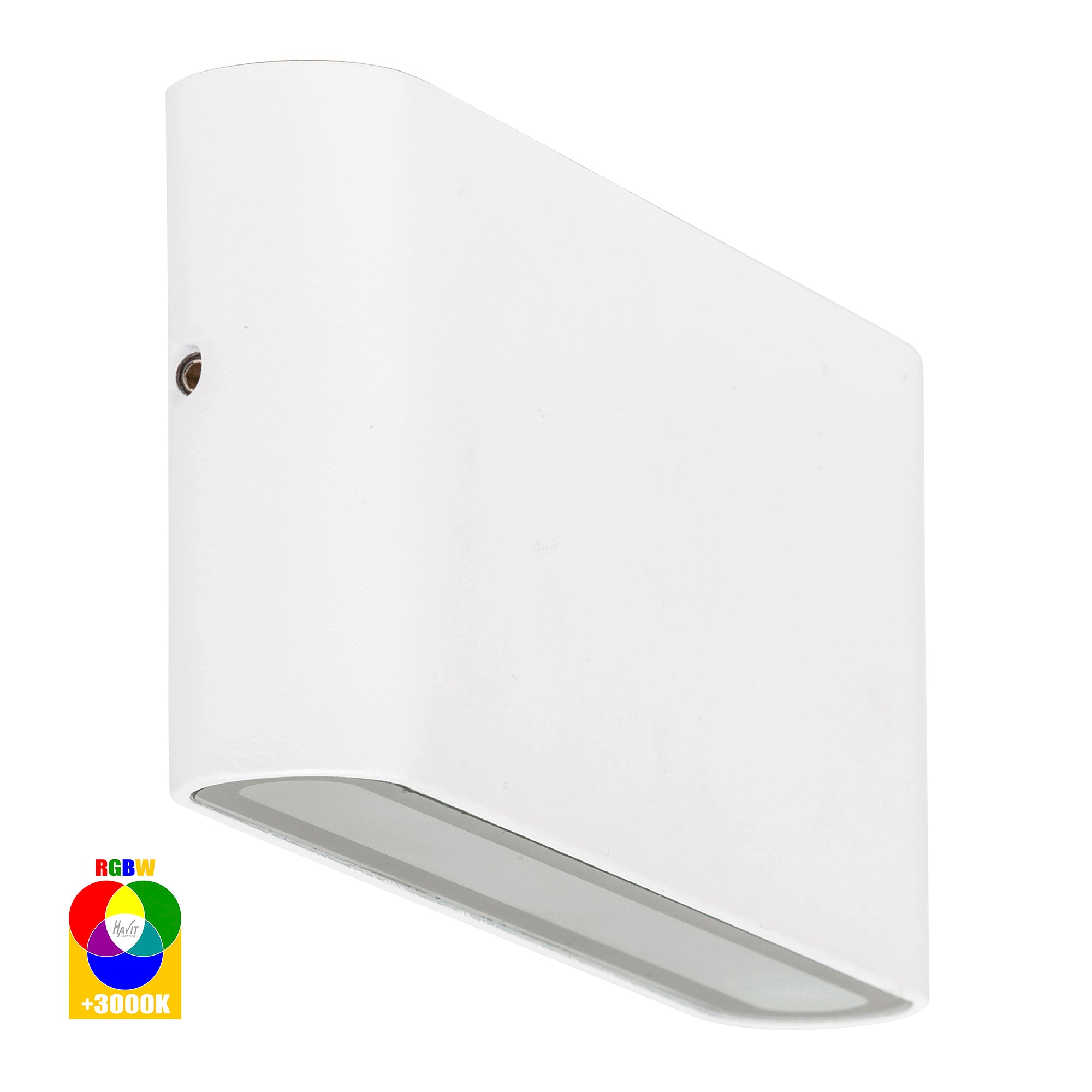 HV3644RGBW-WHT - Lisse White Up & Down RGBW LED Wall Light