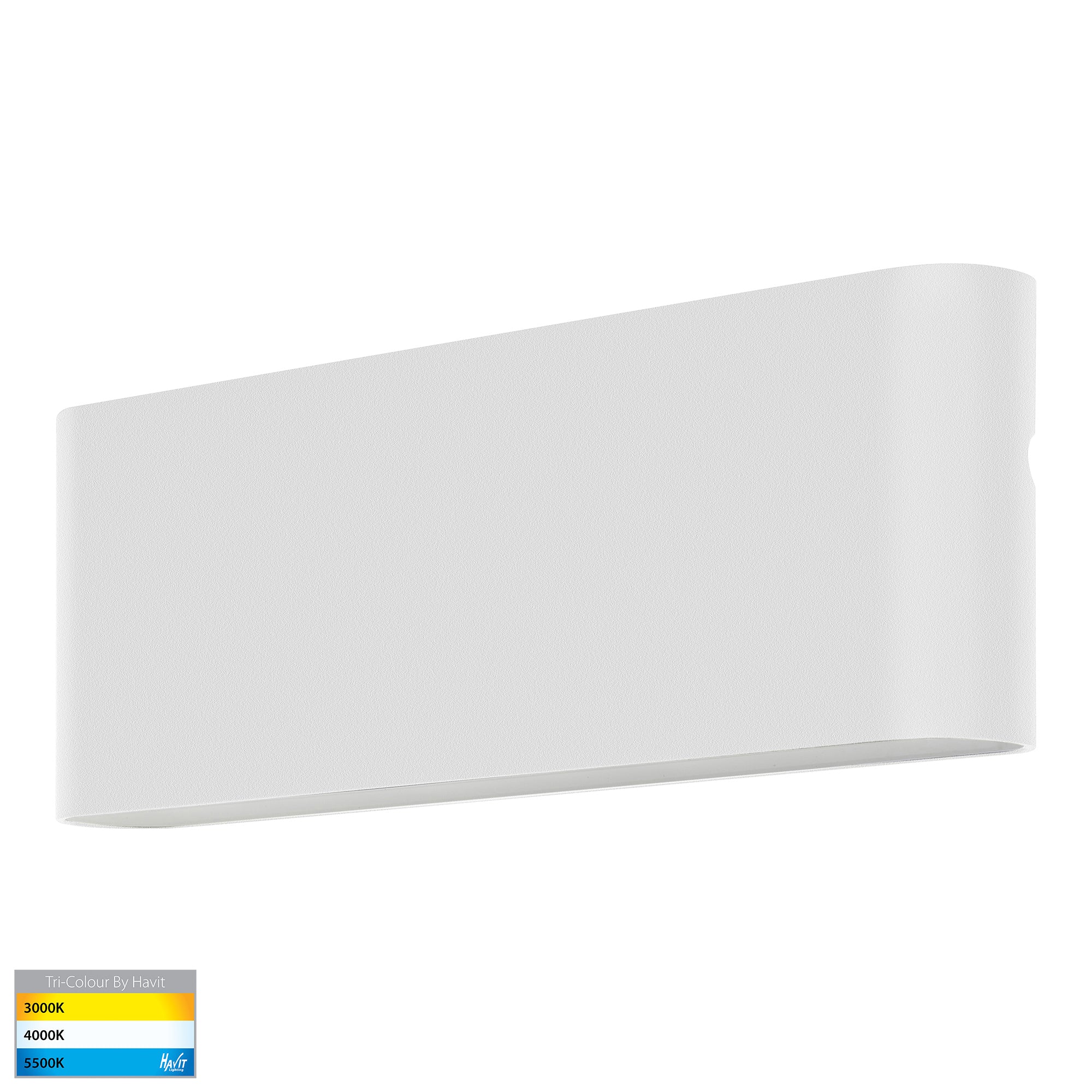 HV3652T-WHT- Lisse White Fixed Down LED Wall Light
