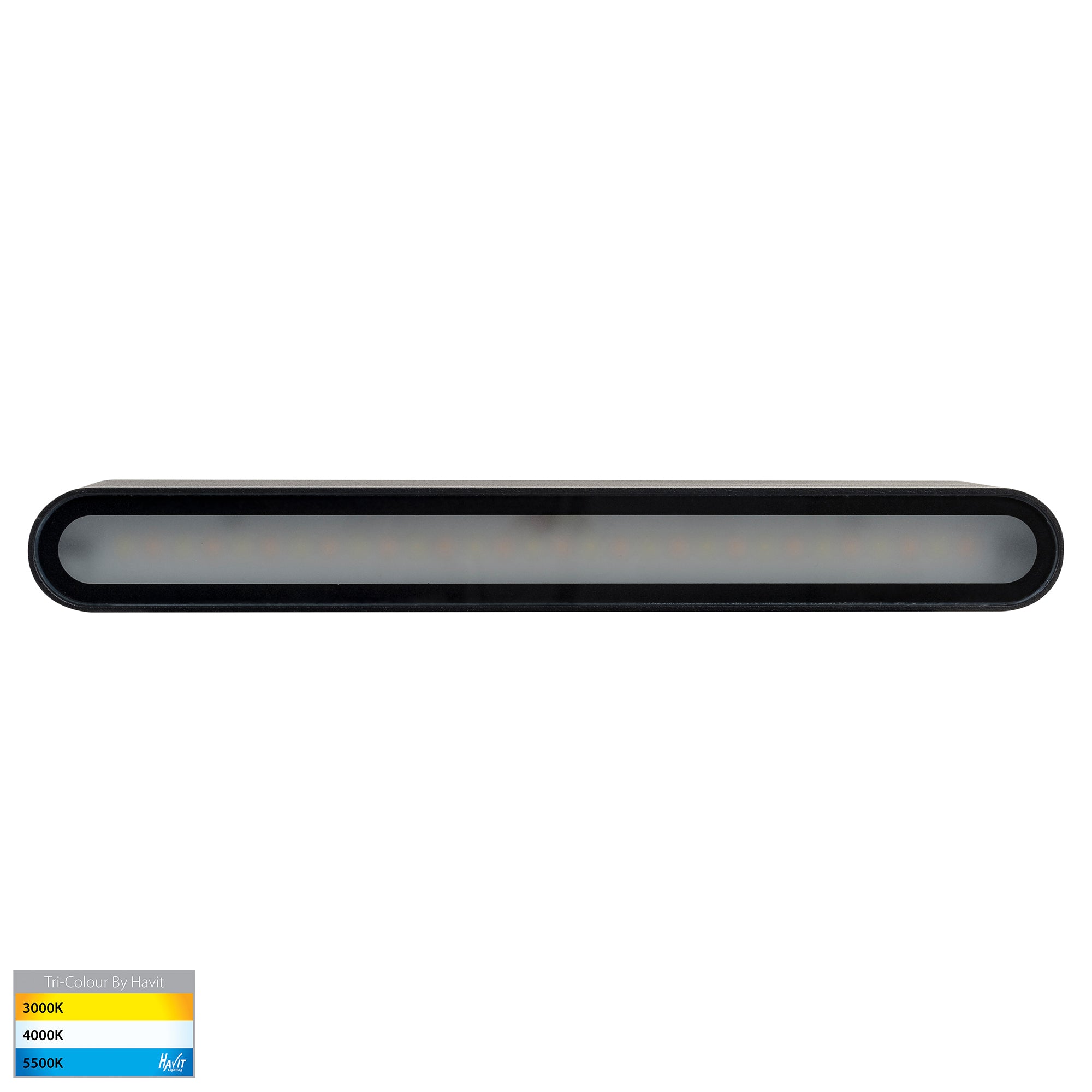 HV3653T-BLK - Lisse Black Up & Down LED Wall Light