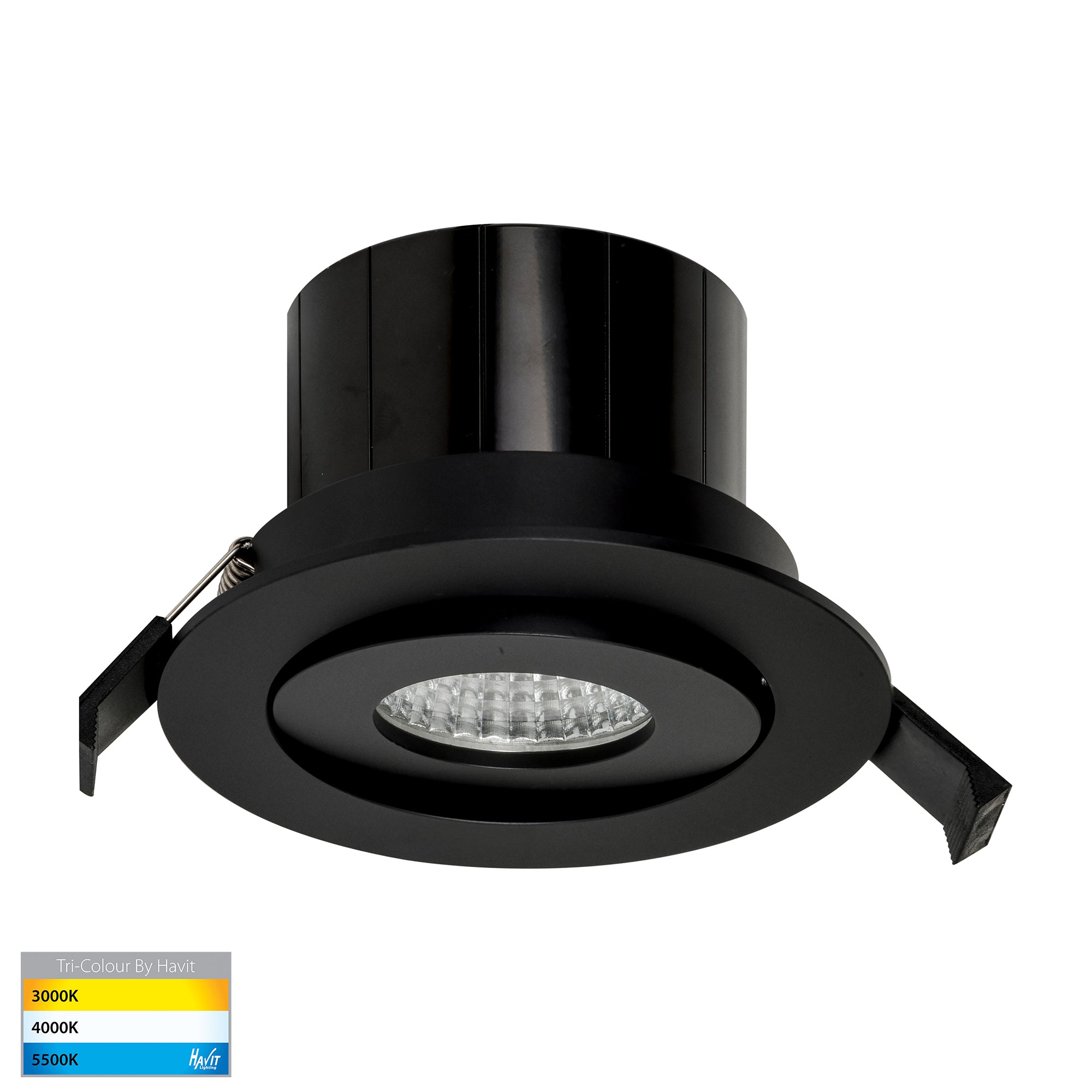 HV5512T-BLK - Prime Black Tilt LED Downlight