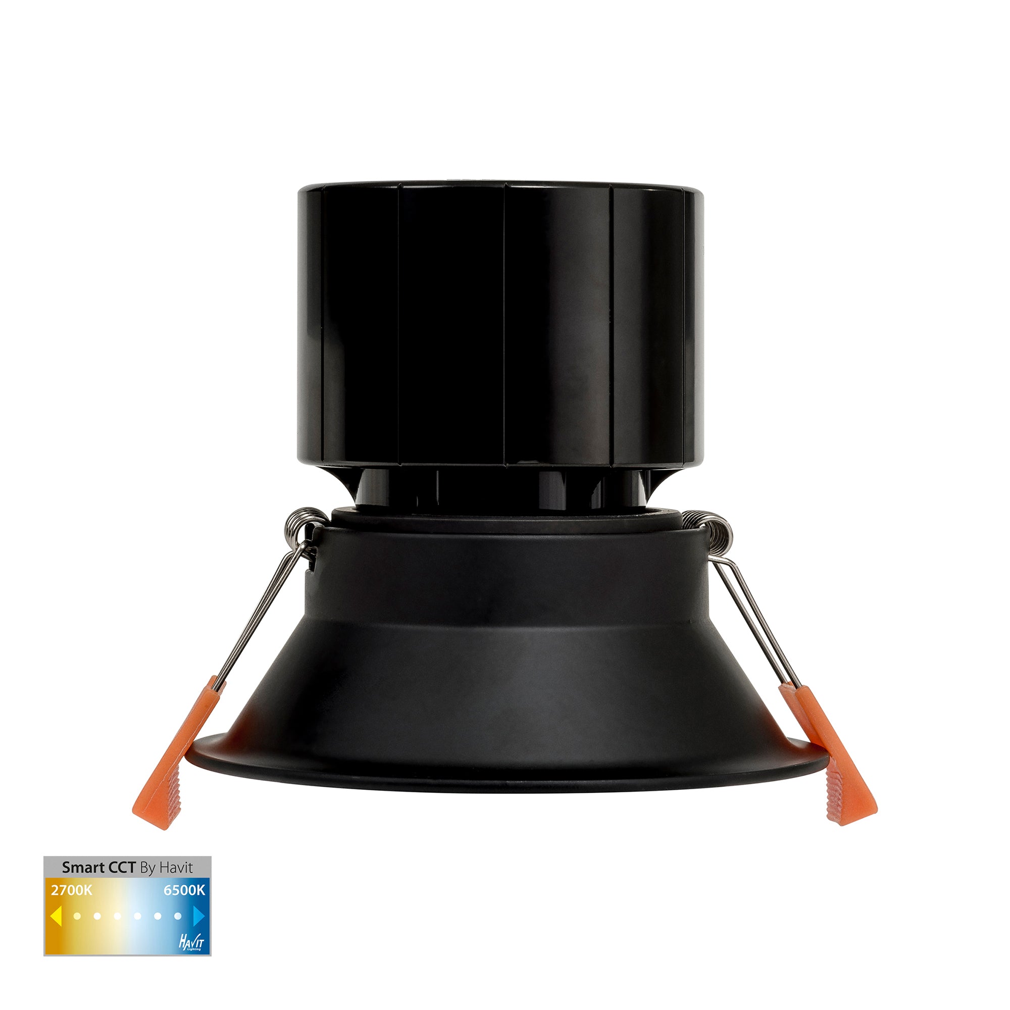 HV5514CCT-BLK - Prime Black Fixed Deep CCT WIFI LED Downlight