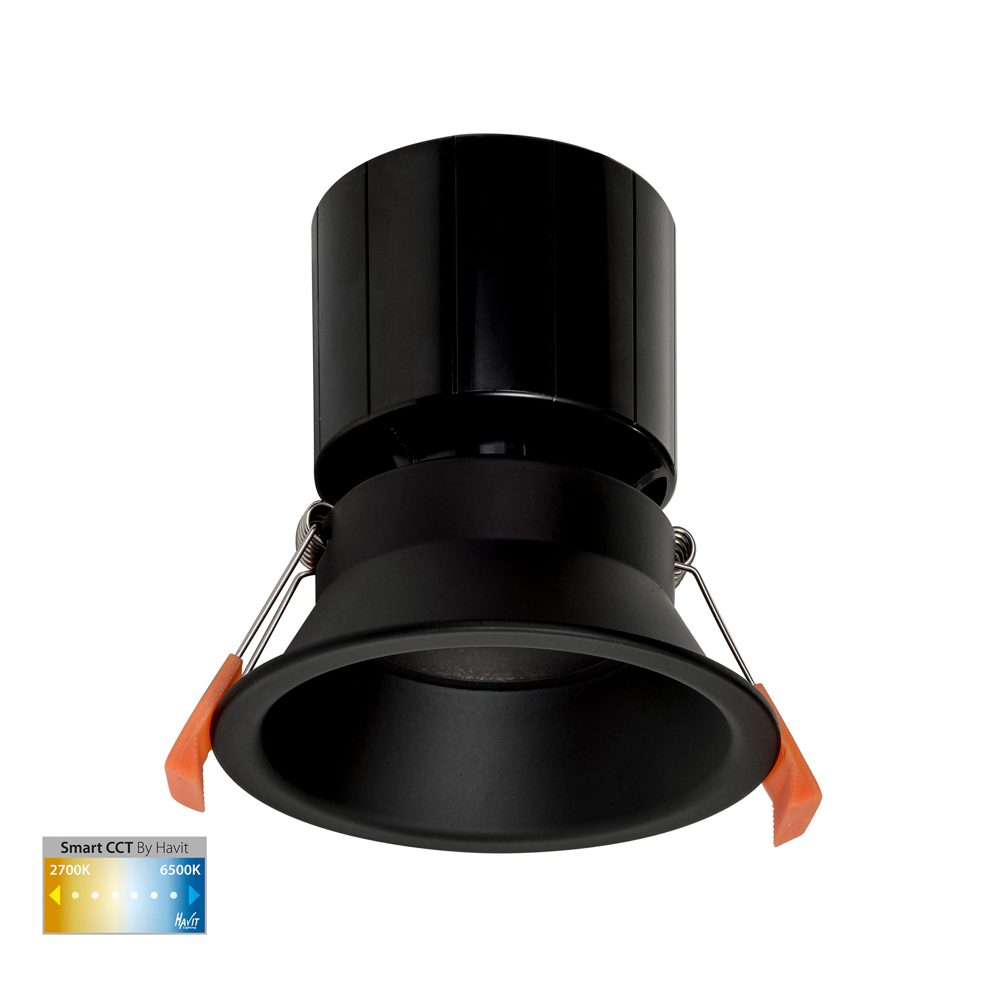 HV5514CCT-BLK - Prime Black Fixed Deep CCT WIFI LED Downlight