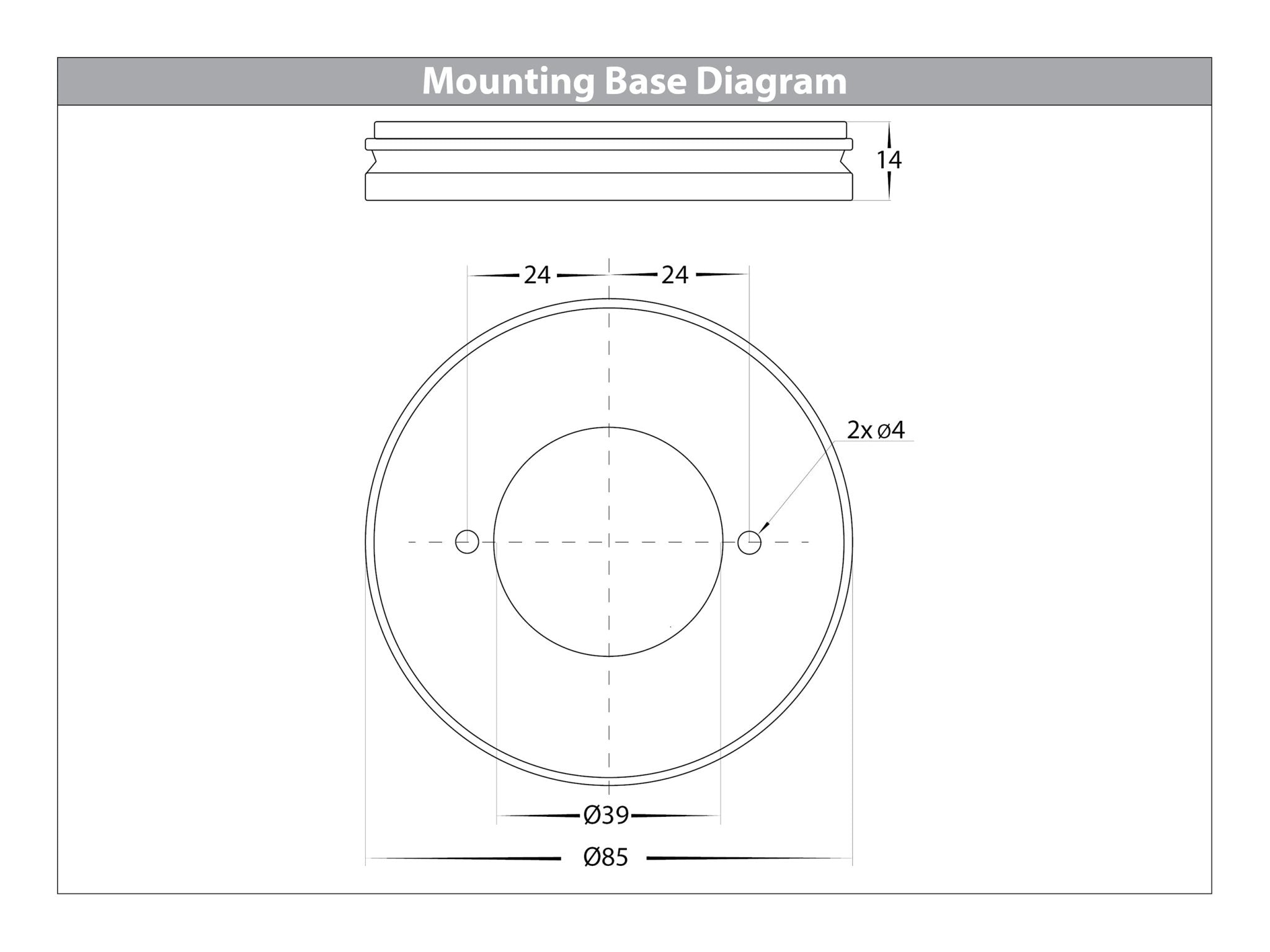HV5824T-BLK |  HV5824T-BLK-12V - Nella Black 18w Surface Mounted Rotatable LED Downlight